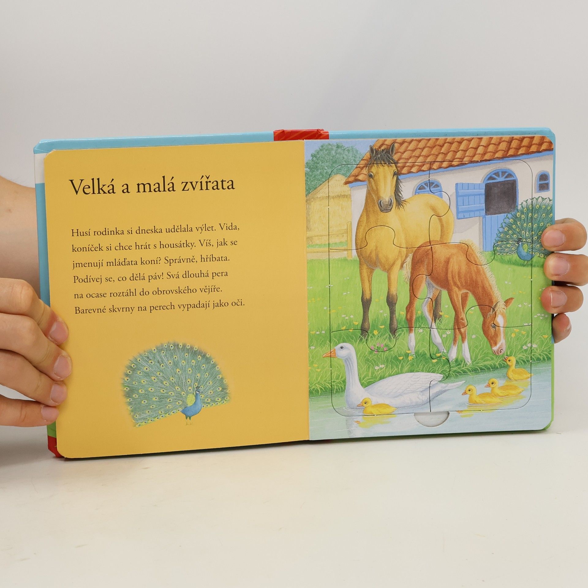 Kolektiv autorů Knížka s puzzle: Mláďátka