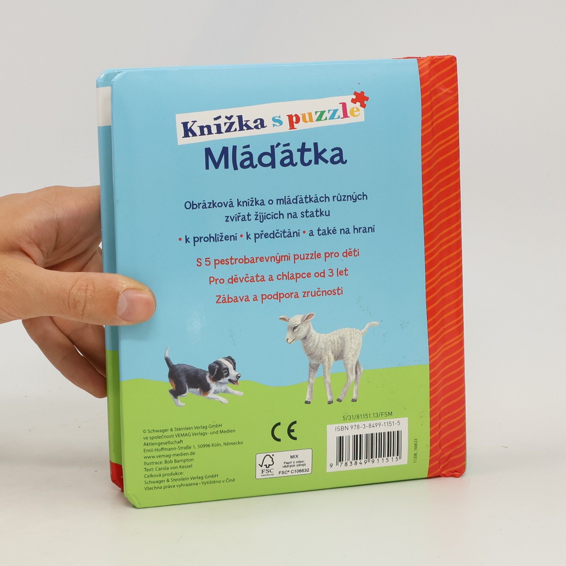 Kolektiv autorů Knížka s puzzle: Mláďátka