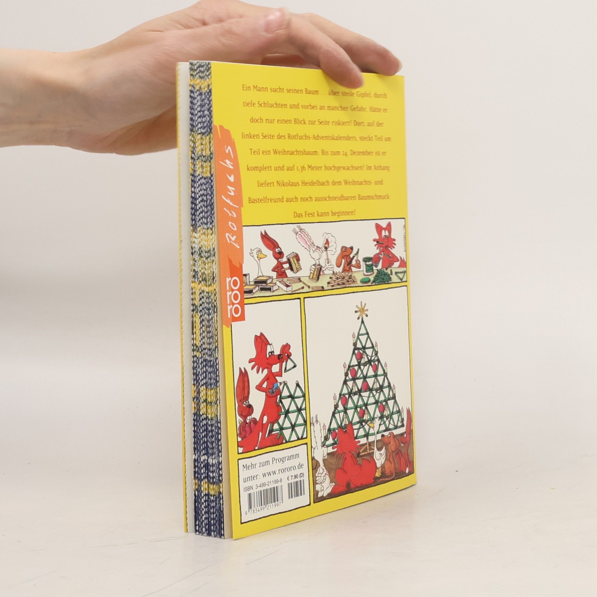 Nikolaus Heidelbach Engel & anderes Geflügel. Tl.9. Ein Adventskalender mit Weihnachtsbaum zum Selberbauen. Mit 24 Briefkarten zum Heraustrennen