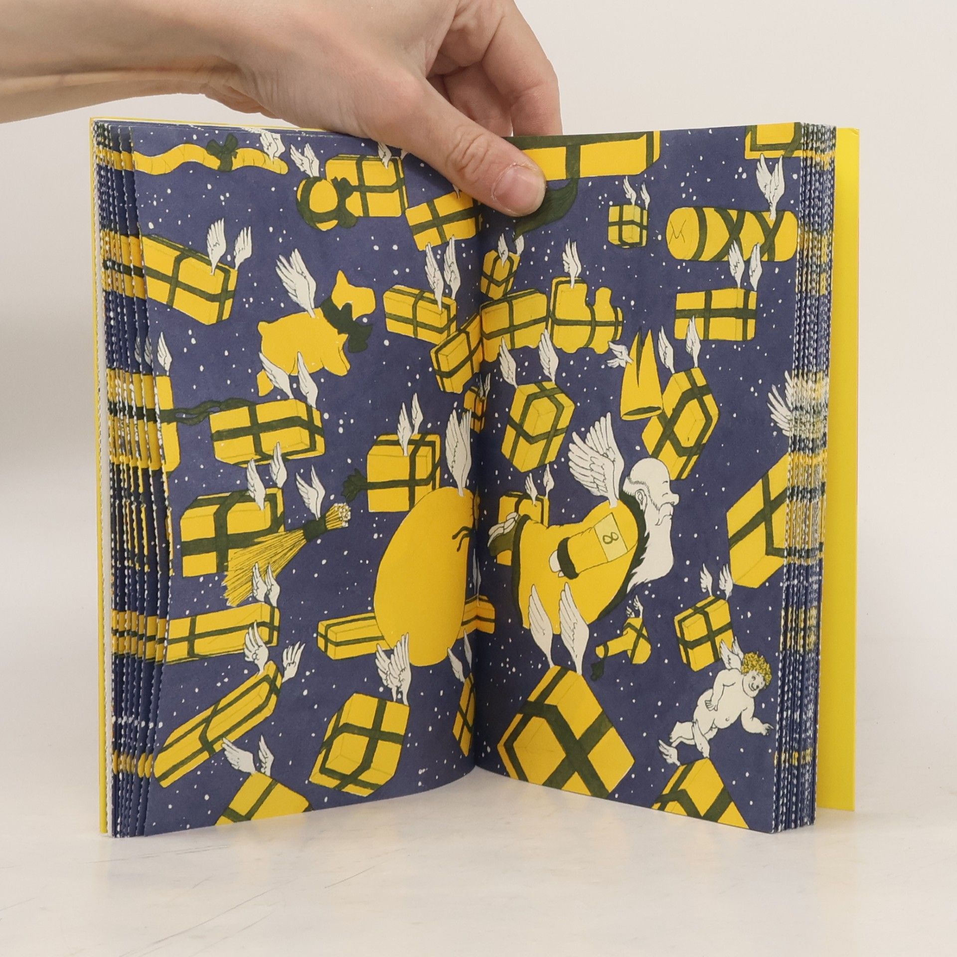 Nikolaus Heidelbach Engel & anderes Geflügel. Tl.9. Ein Adventskalender mit Weihnachtsbaum zum Selberbauen. Mit 24 Briefkarten zum Heraustrennen