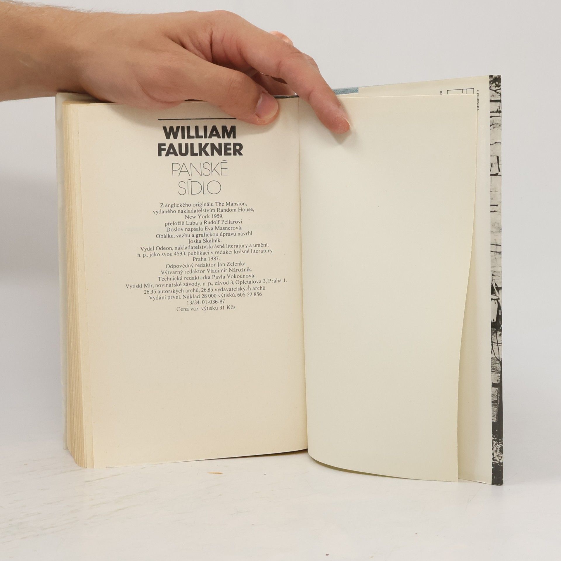 William Faulkner Panské sídlo