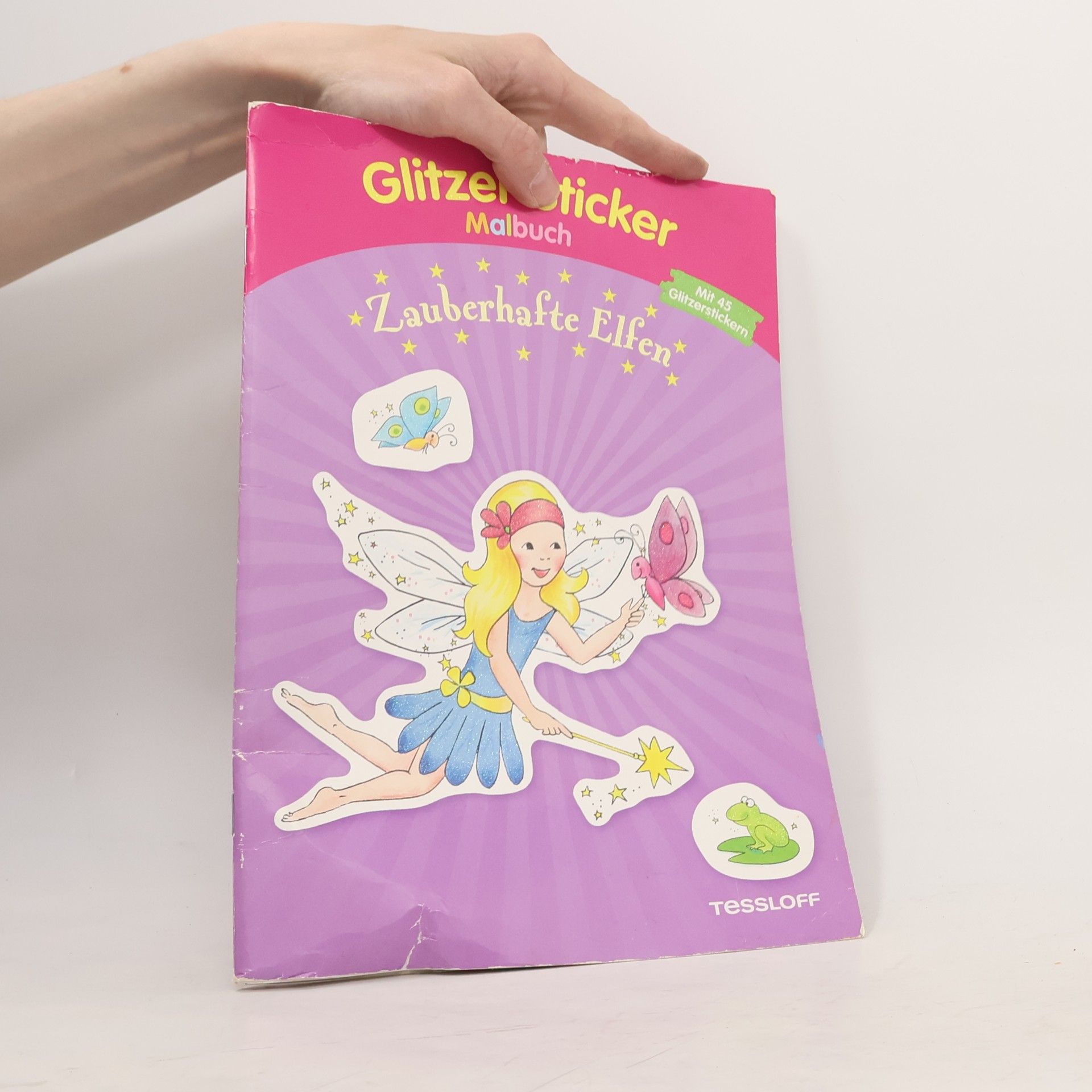 Tessloff Verlag Glitzer-Sticker-Malbuch. Zauberhafte Elfen