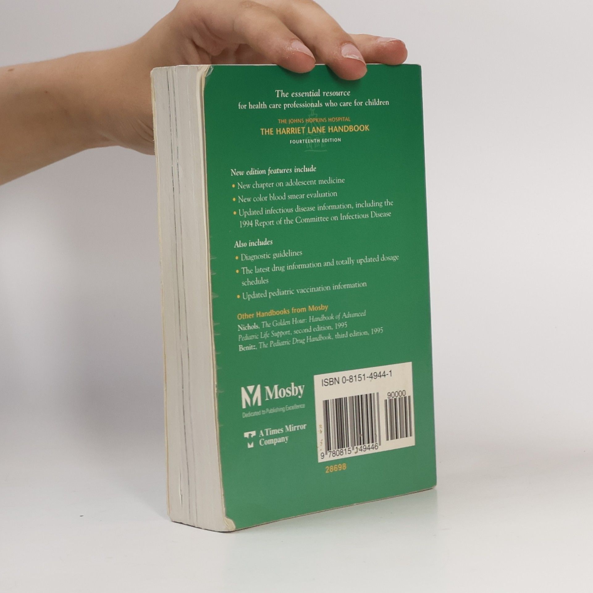 Michael A. Barone The Harriet Lane Handbook