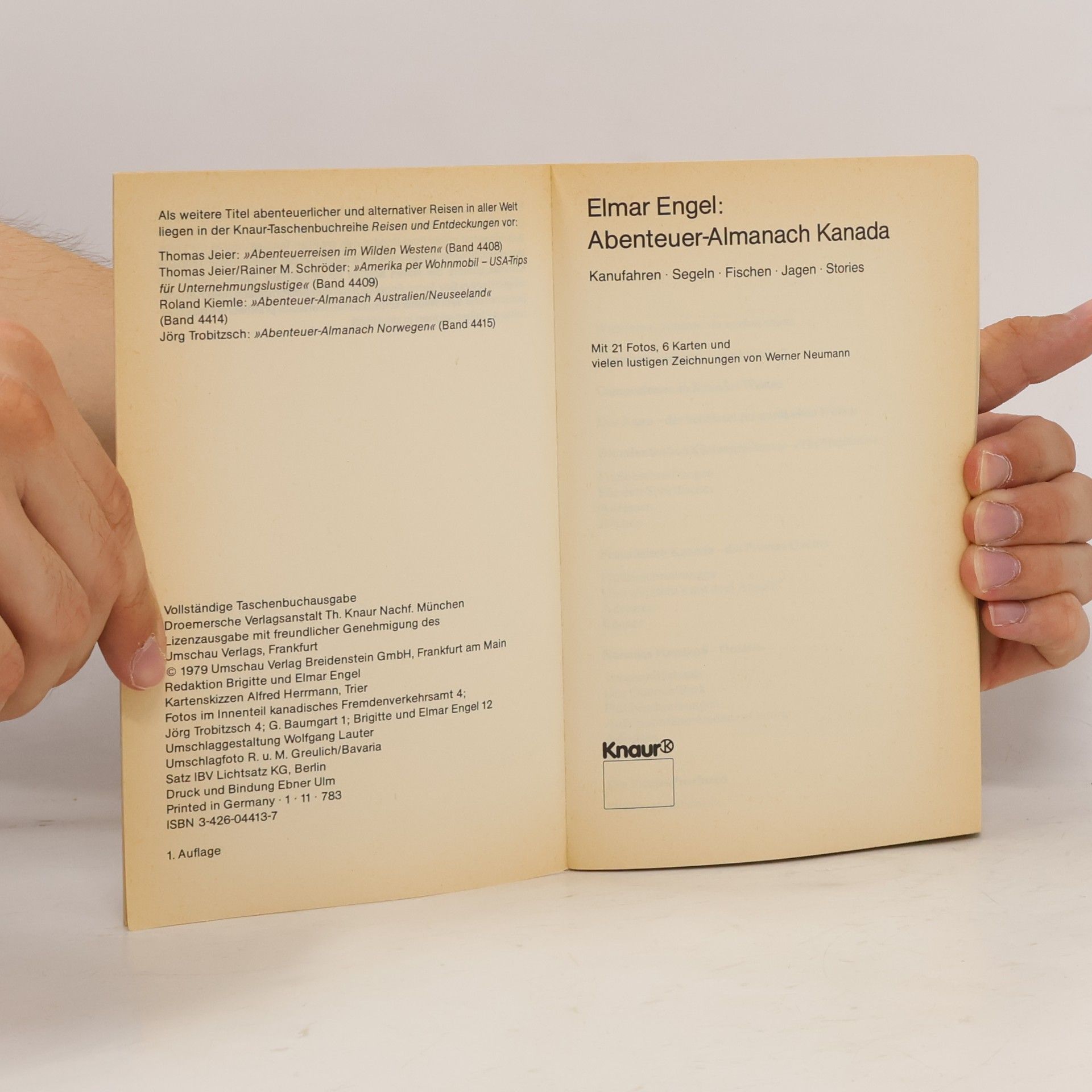 Elmar Engel Abenteuer-Almanach Kanada