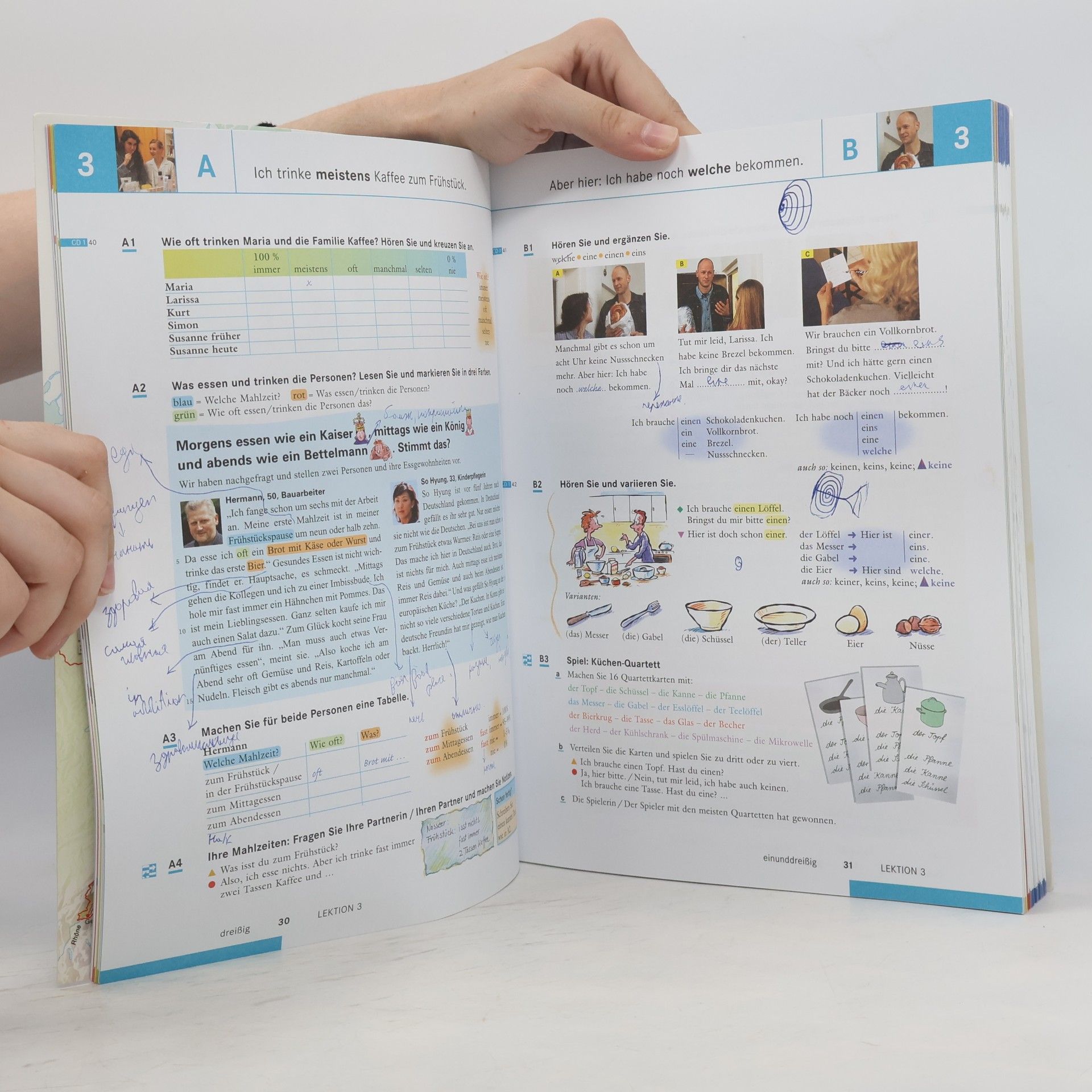 AA.VV. Schritte plus 3, Niveau A2/1 (Kursbuch + Arbeitsbuch)