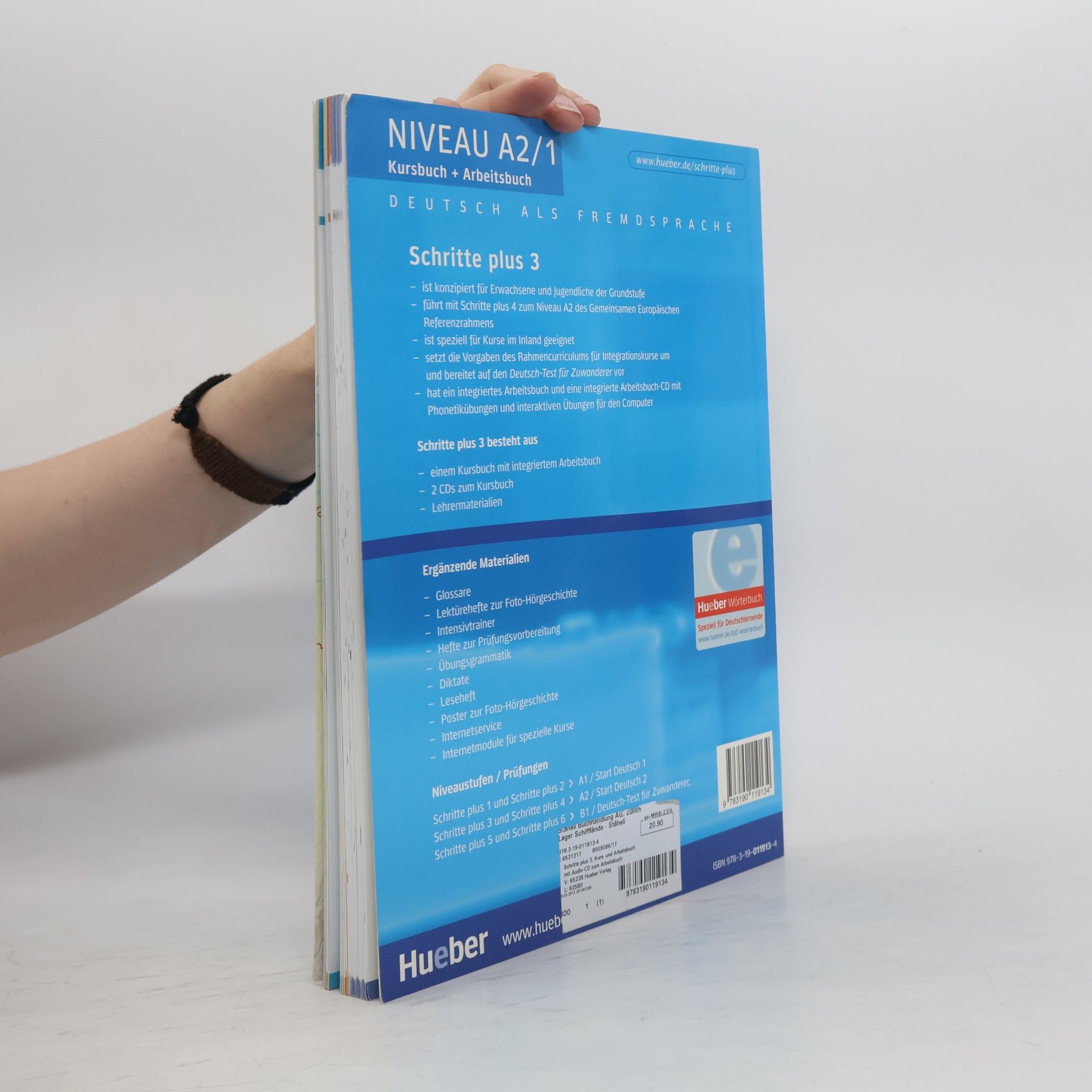 AA.VV. Schritte plus 3, Niveau A2/1 (Kursbuch + Arbeitsbuch)
