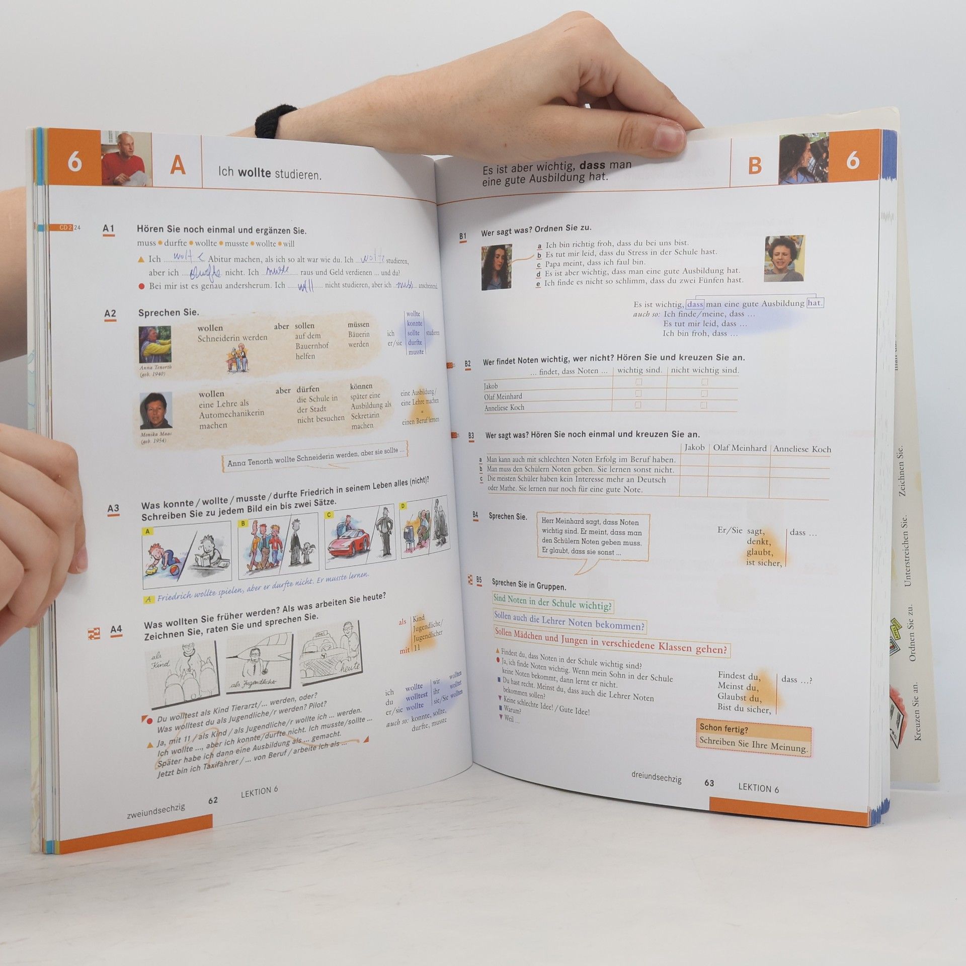 AA.VV. Schritte plus 3, Niveau A2/1 (Kursbuch + Arbeitsbuch)
