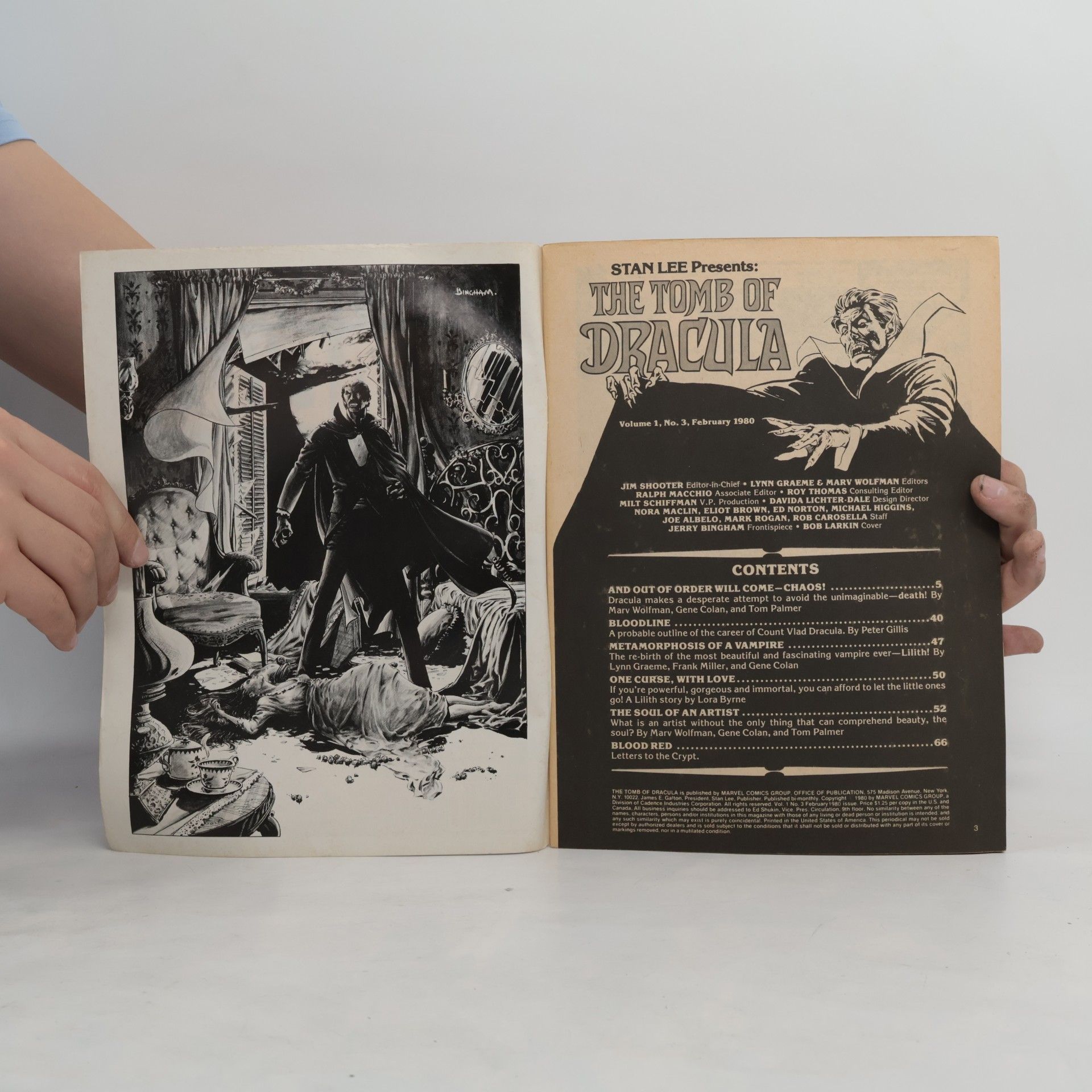 Stan Lee The Tomb of Dracula Vol. 3