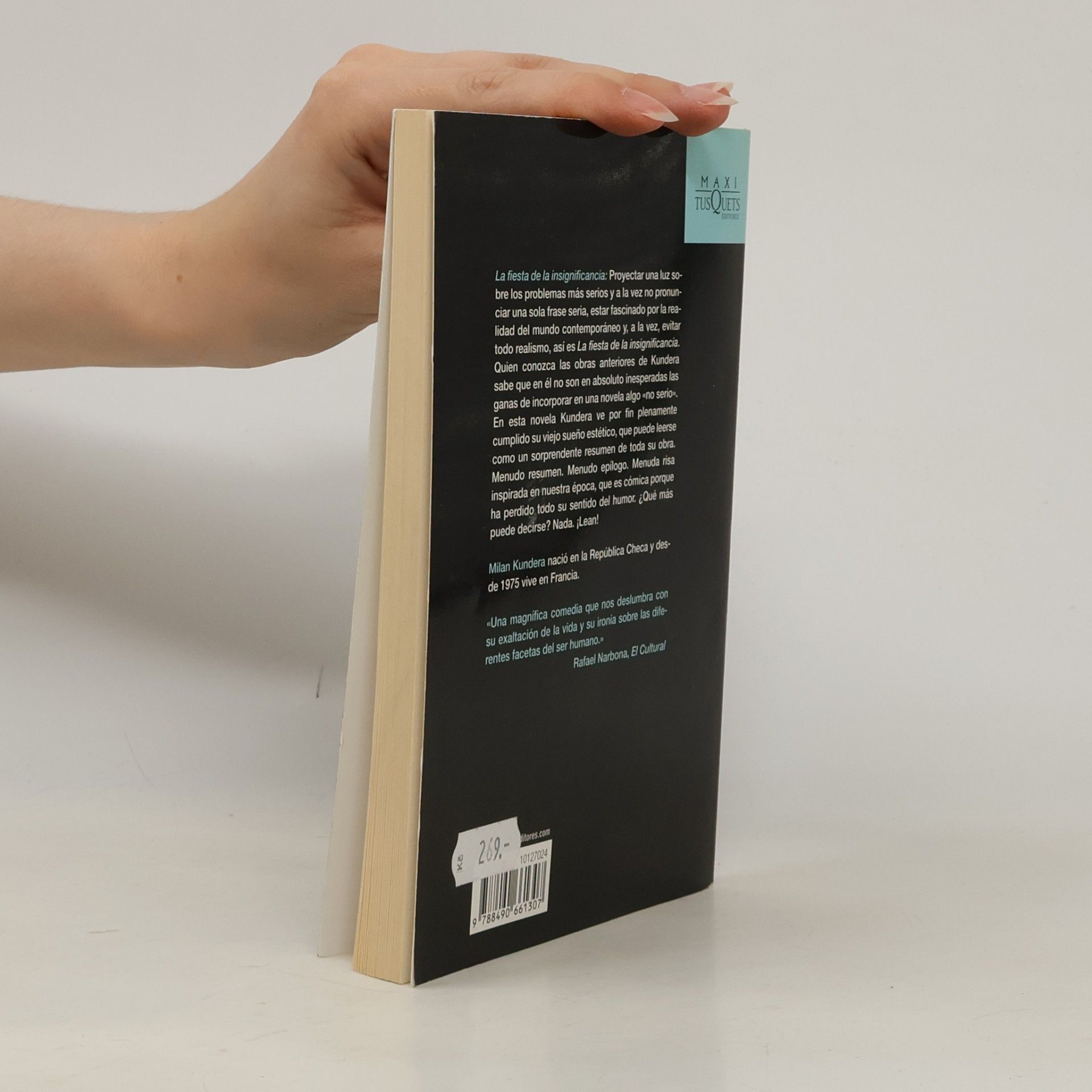 Milan Kundera Maxi - 8: La fiesta de la insignificancia