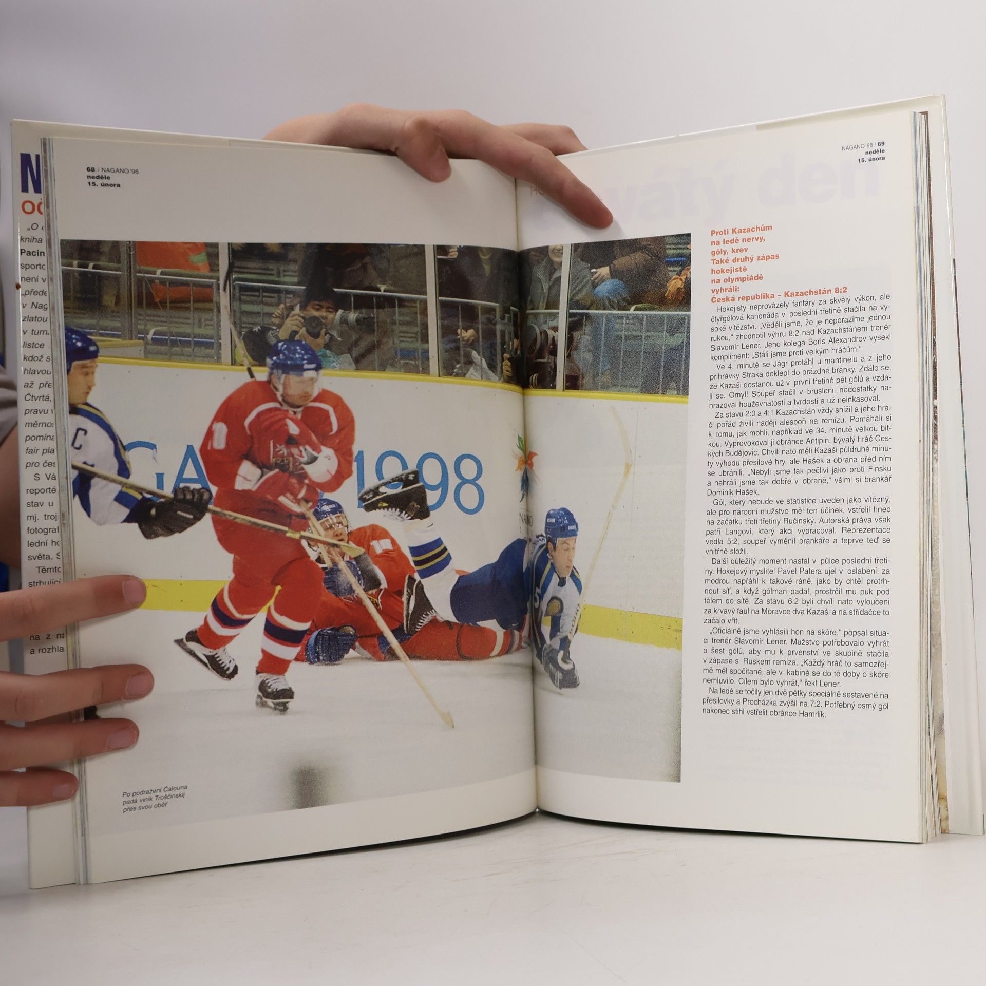 Herbert Slavík 18. Zimní olympijské hry: Nagano '98 očima reportérů (s podpisem Dominika Haška)