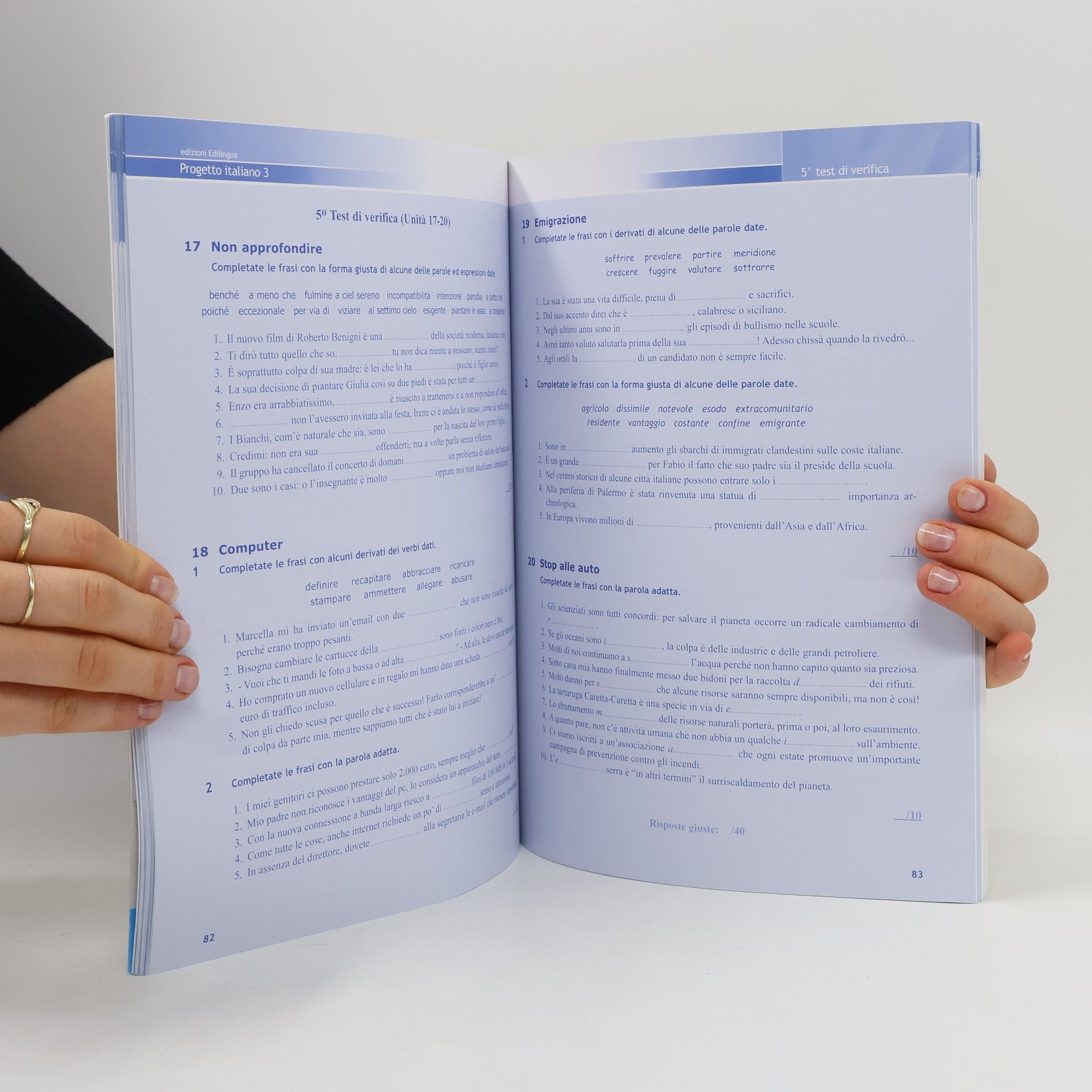 Marco Dominici Nuovo progetto italiano. 3, Corso multimediale di lingua e civiltà italiana : livello intermedio - avanzato : quaderno degli esercizi