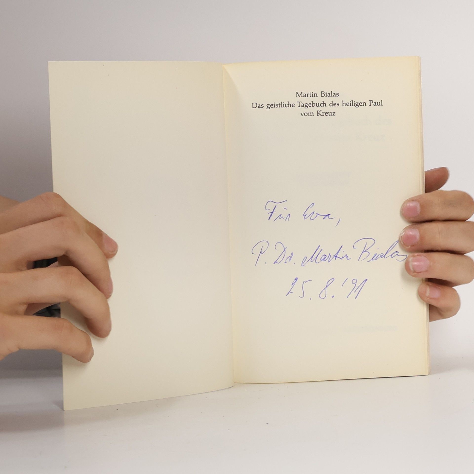 Martin Bialas Das geistliche Tagebuch des heiligen Paul vom Kreuz
