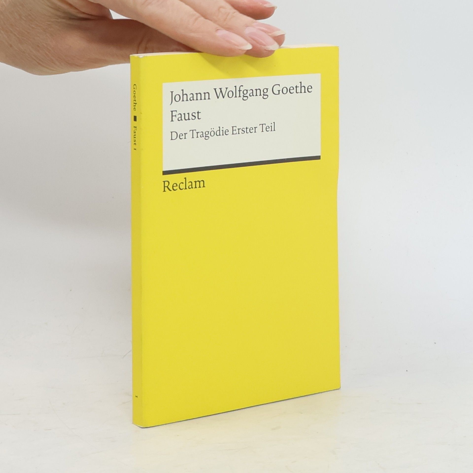 Johann Wolfgang von Goethe Faust : der Tragödie Erster teil