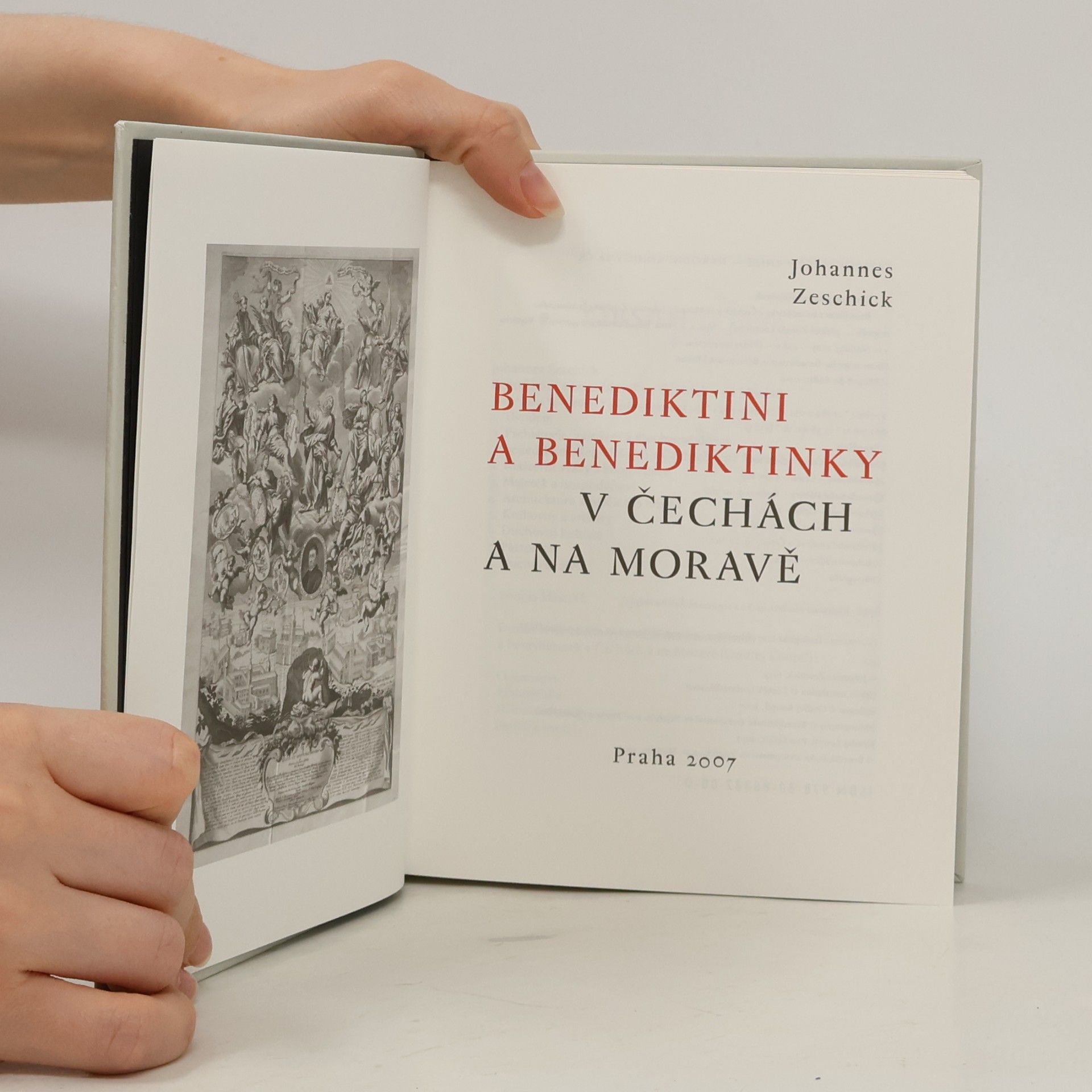 Johannes Zeschick Benediktini a benediktinky v Čechách a na Moravě