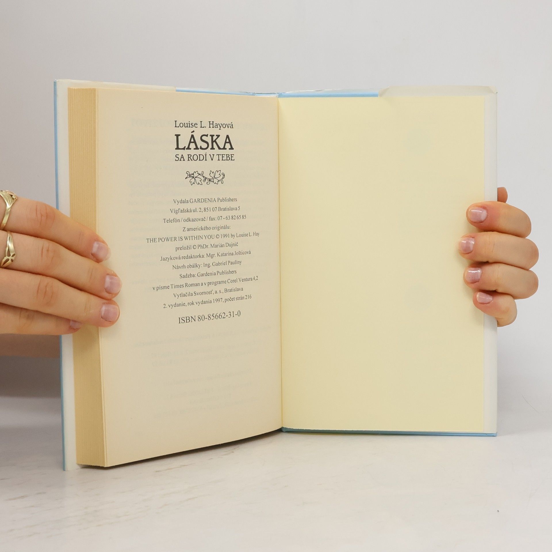Louise Lynn Hay Láska sa rodí v tebe