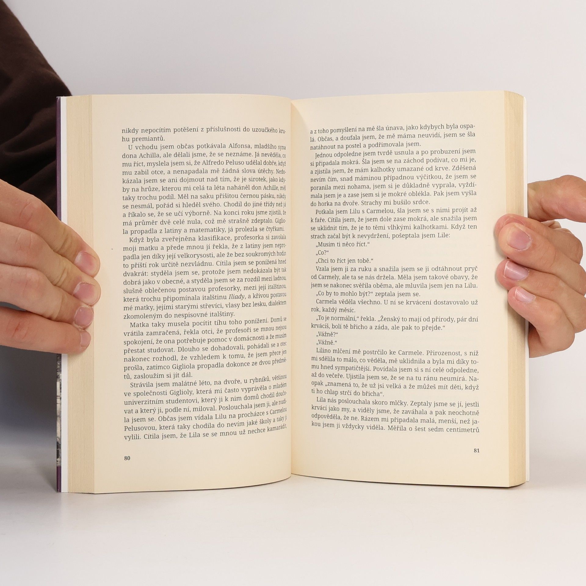 Elena Ferrante Geniální přítelkyně 1. Dětství a dospívání