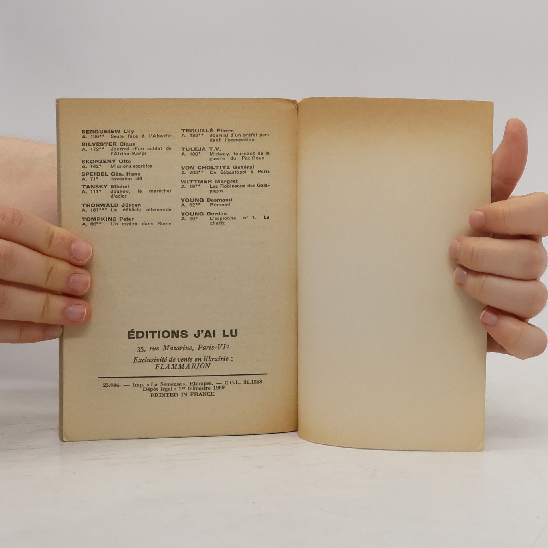 Robert Charroux Trésors du monde enterrés, emmurés, engloutis