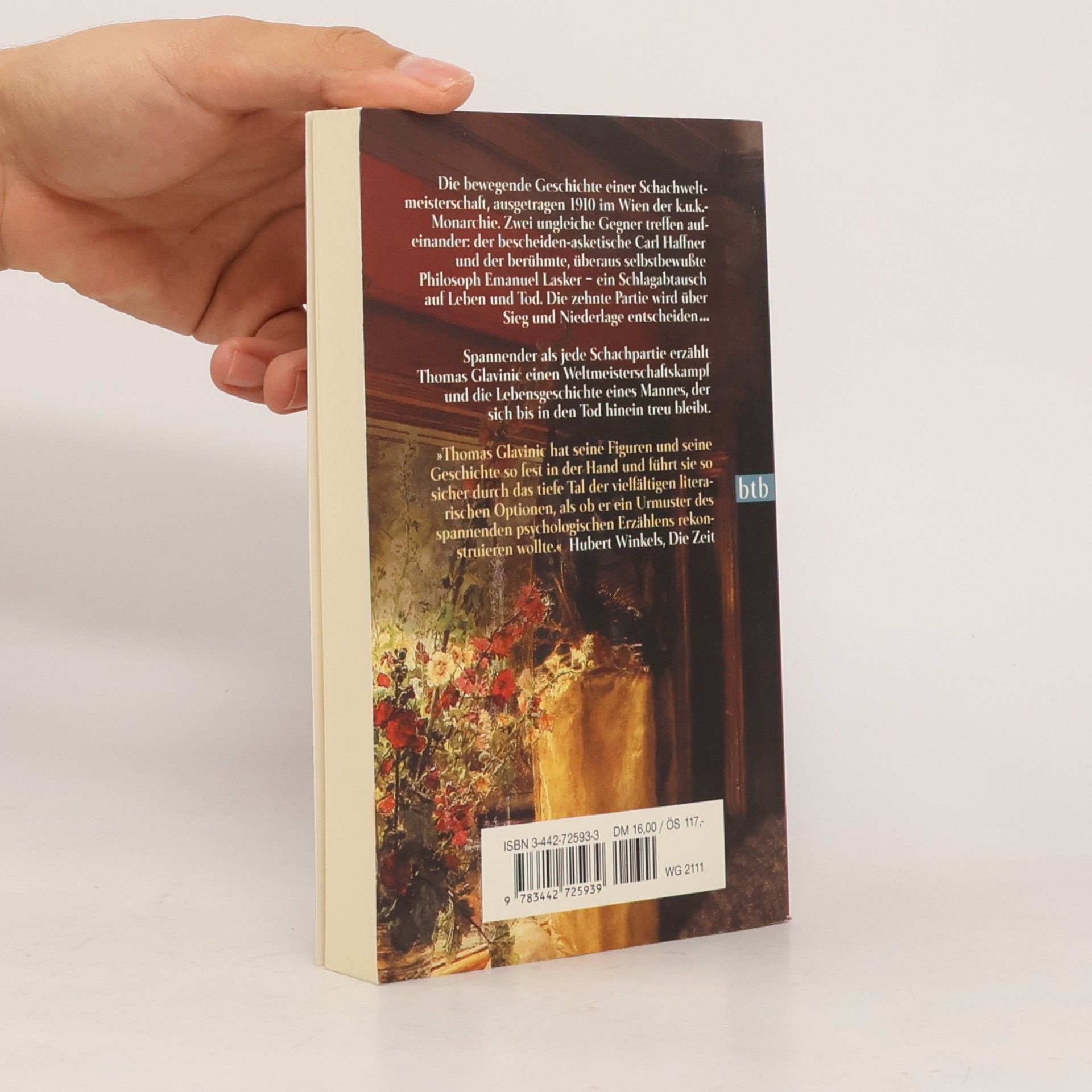 Thomas Glavinic Carl Haffners Liebe zum Unentschieden