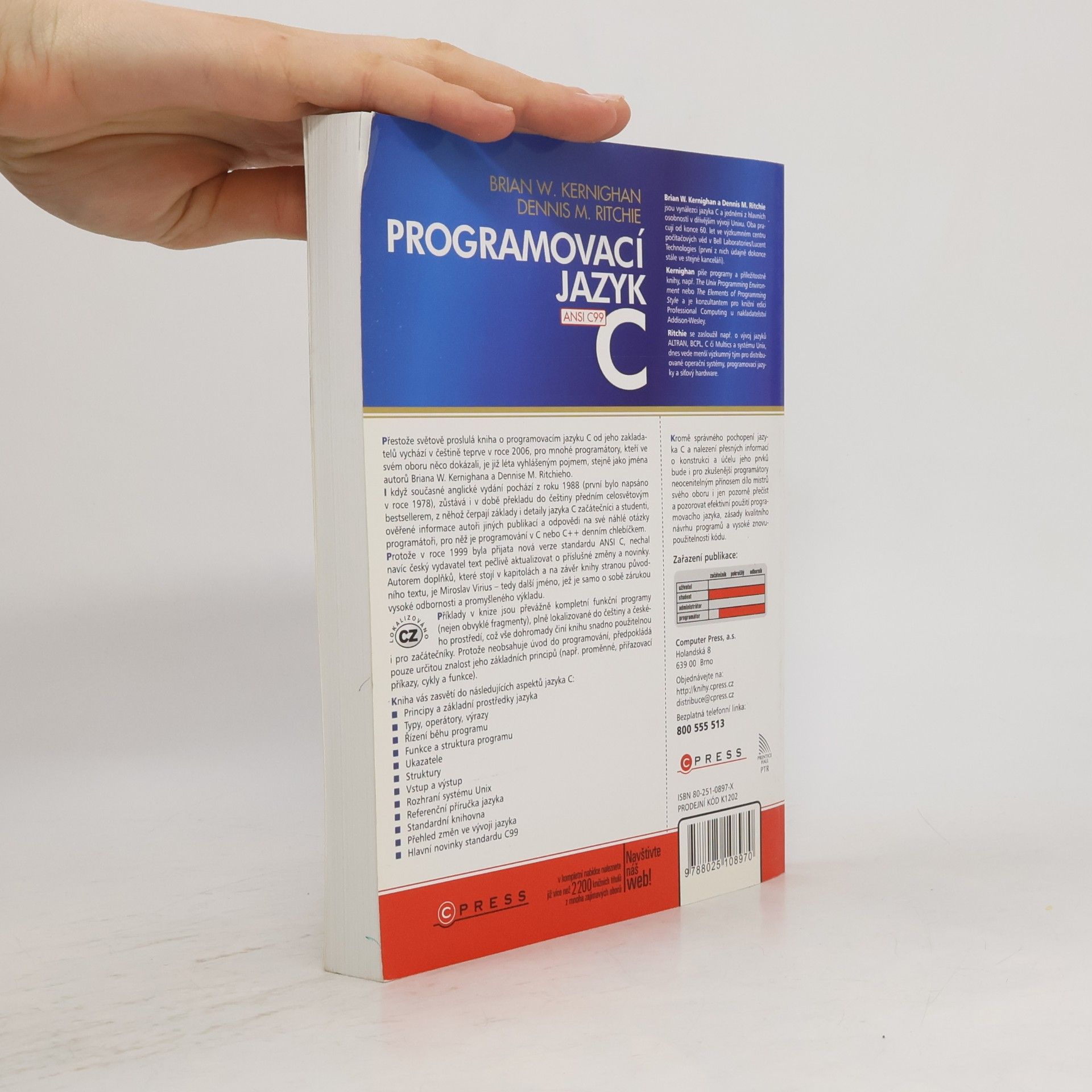Brian Kernighan Programovací jazyk C
