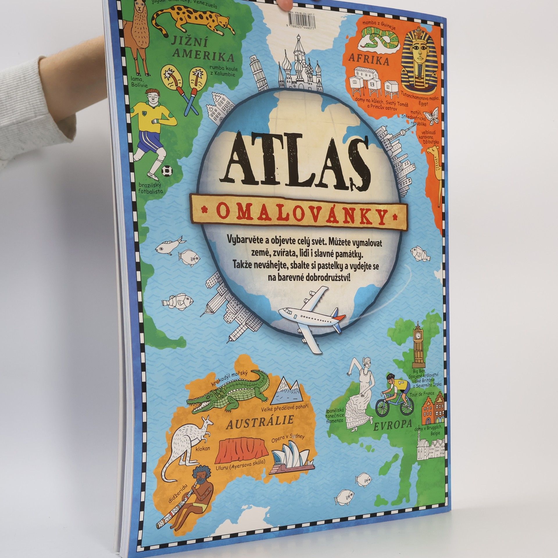 Natalie Hughes Atlas : omalovánky