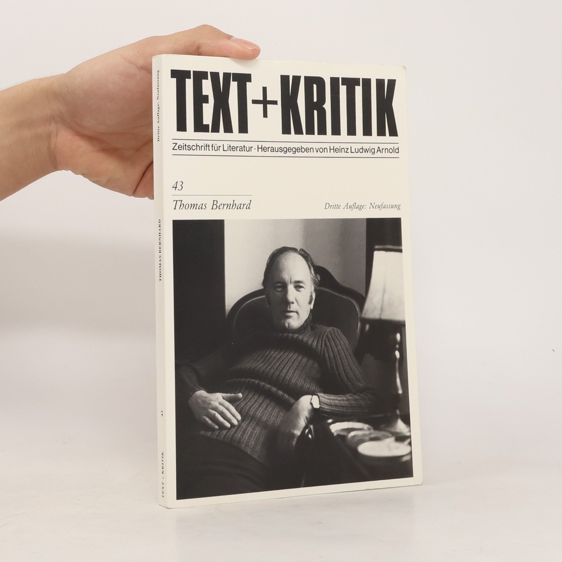 Text+Kritik - 43: Thomas Bernhard