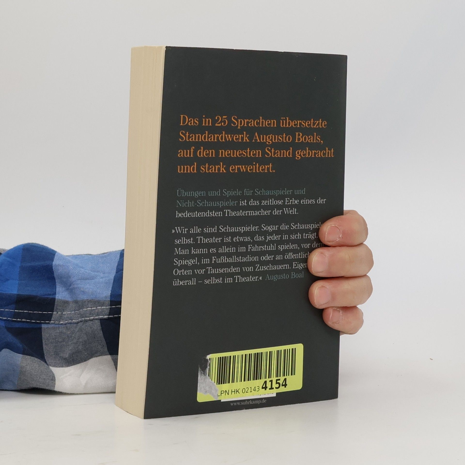Augusto Boal Übungen und Spiele für Schauspieler und Nicht-Schauspieler