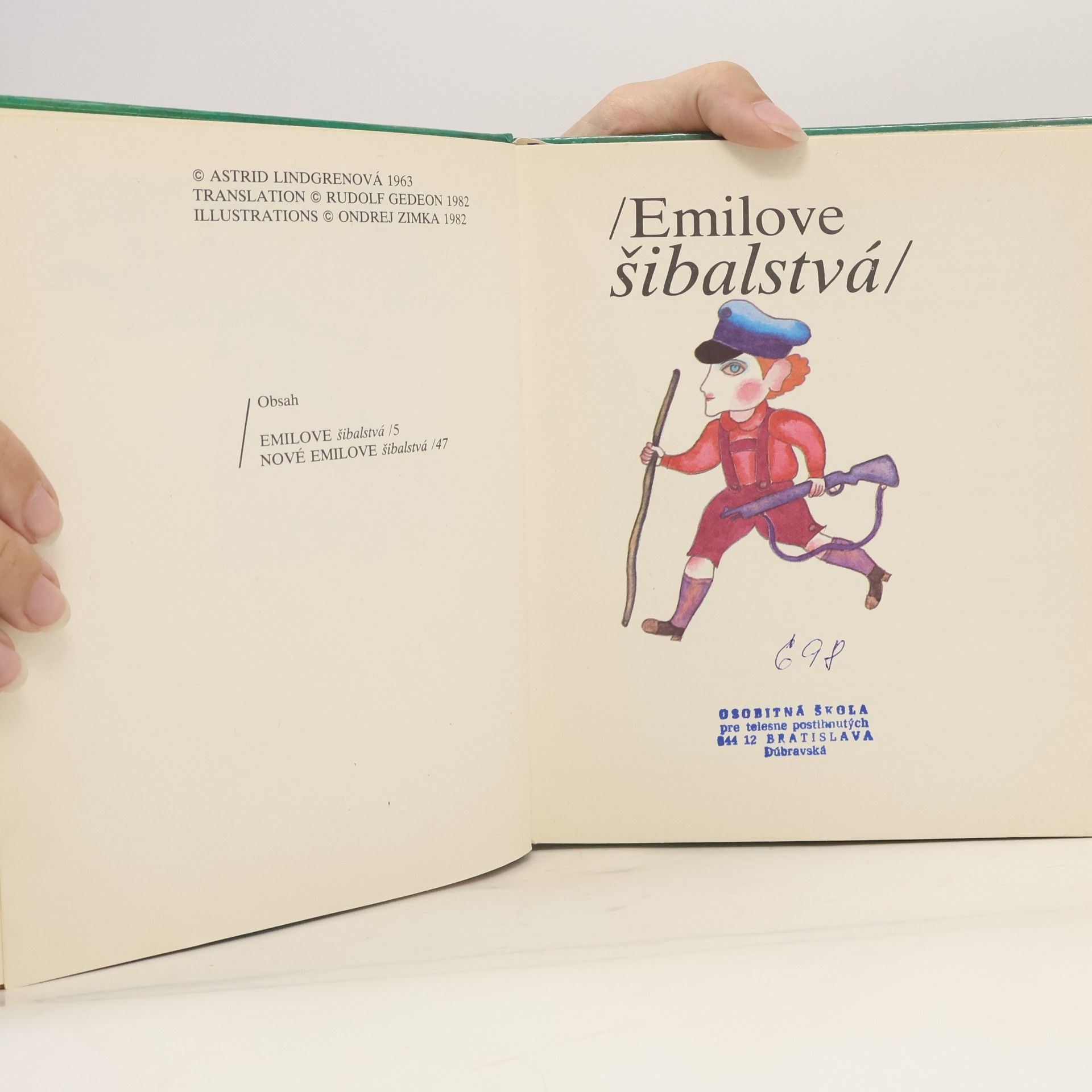 Astrid Lindgren Šibal Emil z Lönnebergy