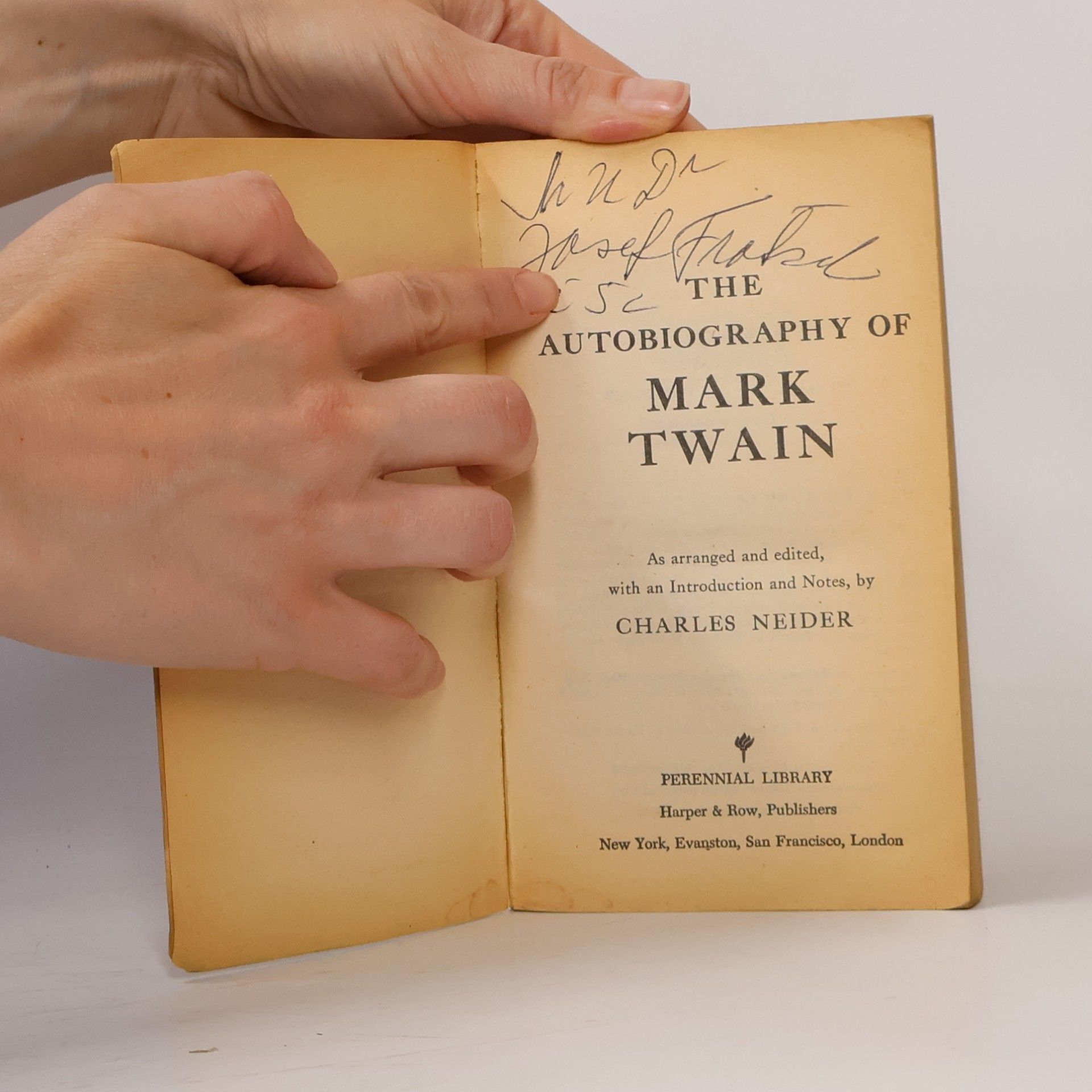 Mark Twain The autobiography of Mark Twain