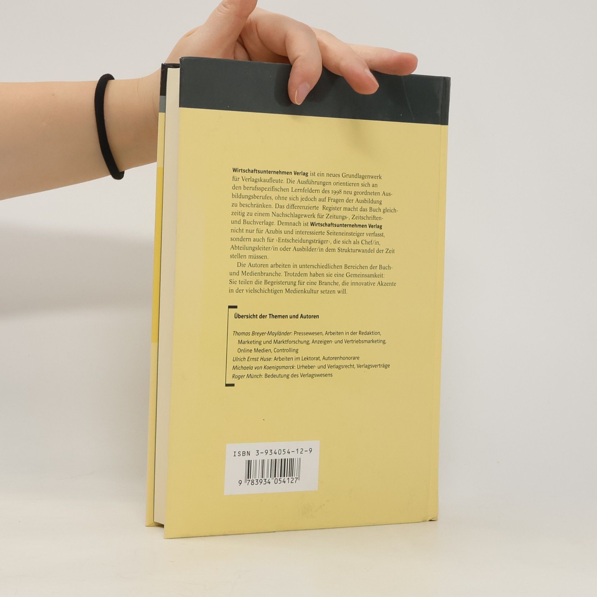 Thomas Breyer-Mayländer Wirtschaftsunternehmen Verlag