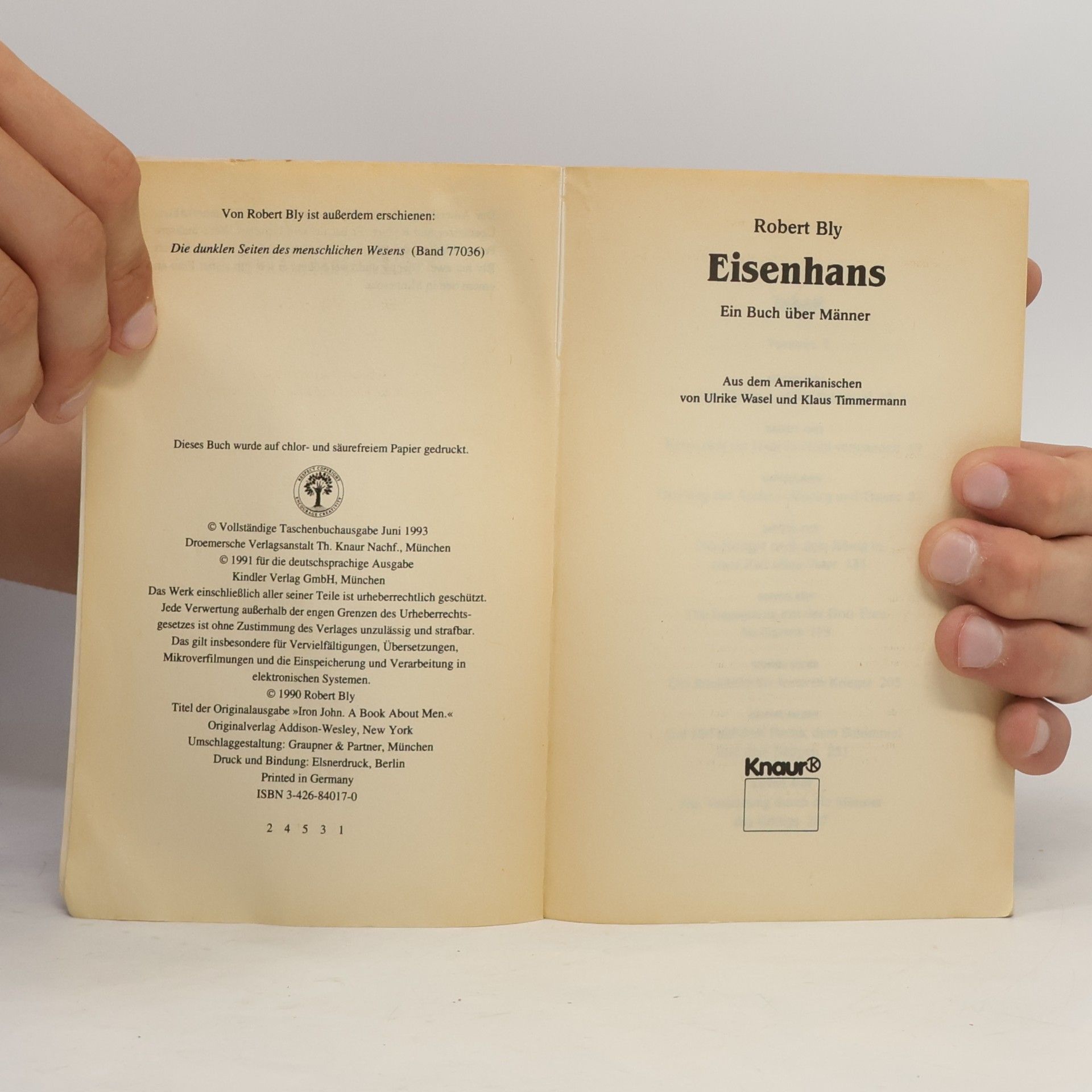 Robert Bly Eisenhans