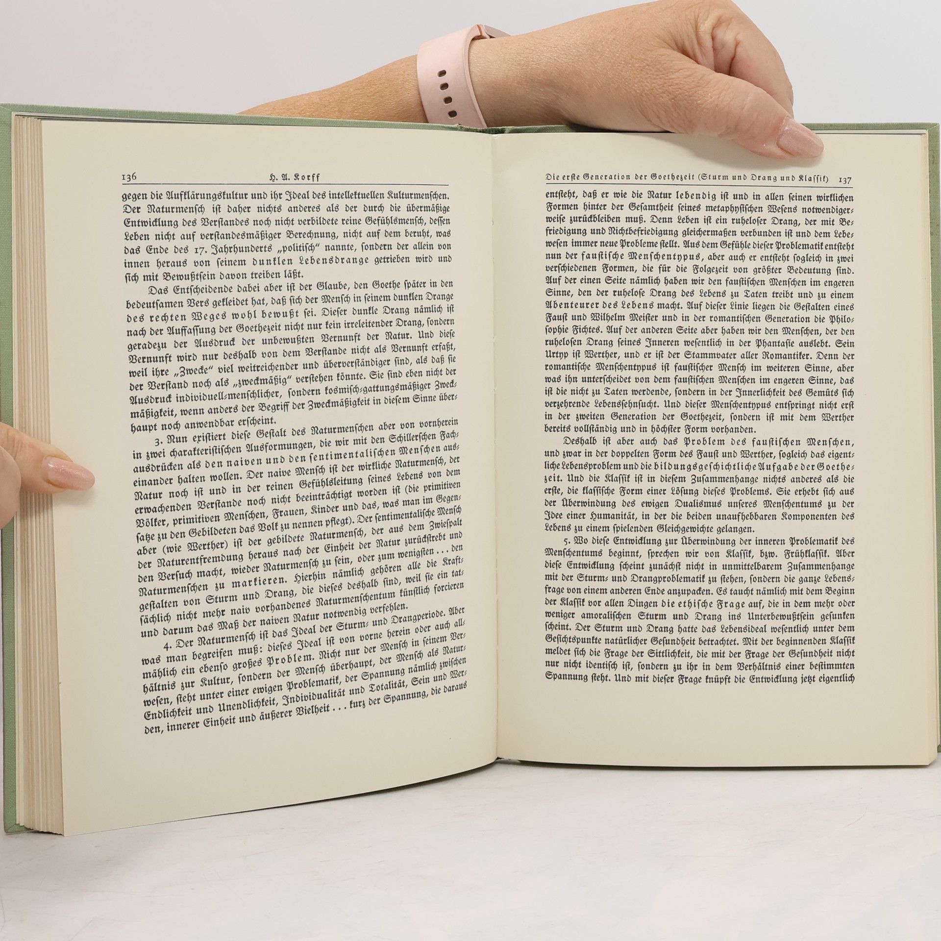 H. A. Korff Aufriß der deutschen Literaturgeschichte nach neueren Gesichtspunkten