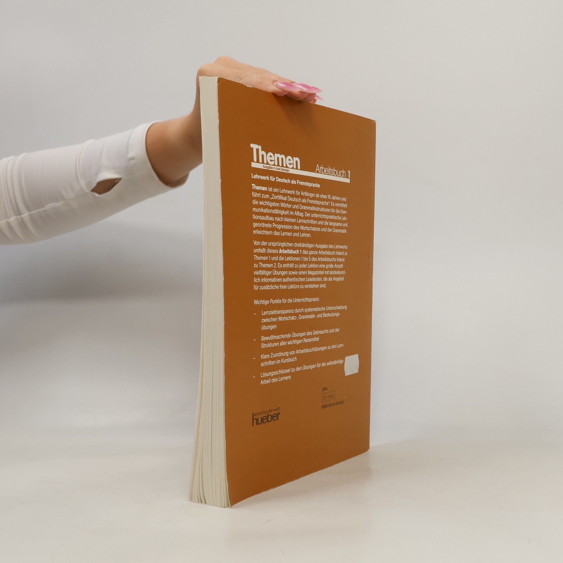 Hartmut Aufderstrasse Themen : Ausgabe in zwei Bänden : Lehrwerk für Deutsch als Fremdsprache. Arbeitsbuch 1