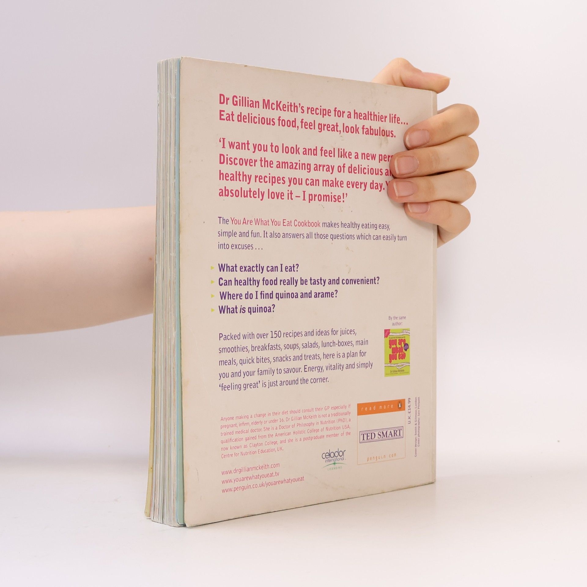 Gillian McKeith You are what you eat cookbook