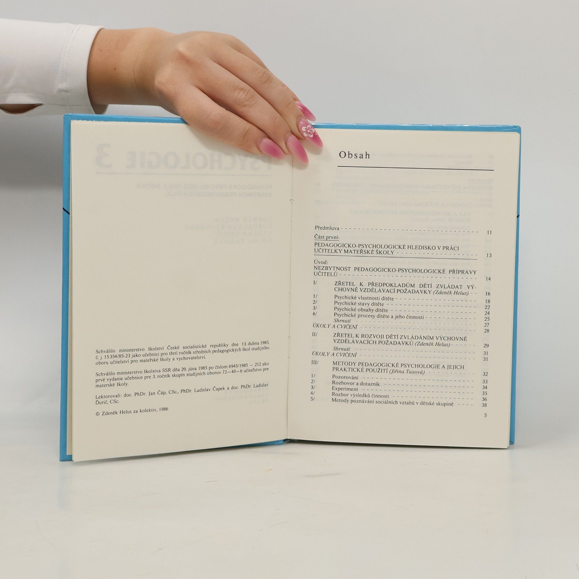 Zdeněk Helus Psychologie 3 : Pedagogická psychologie pro 3. ročník středních pedagogických škol