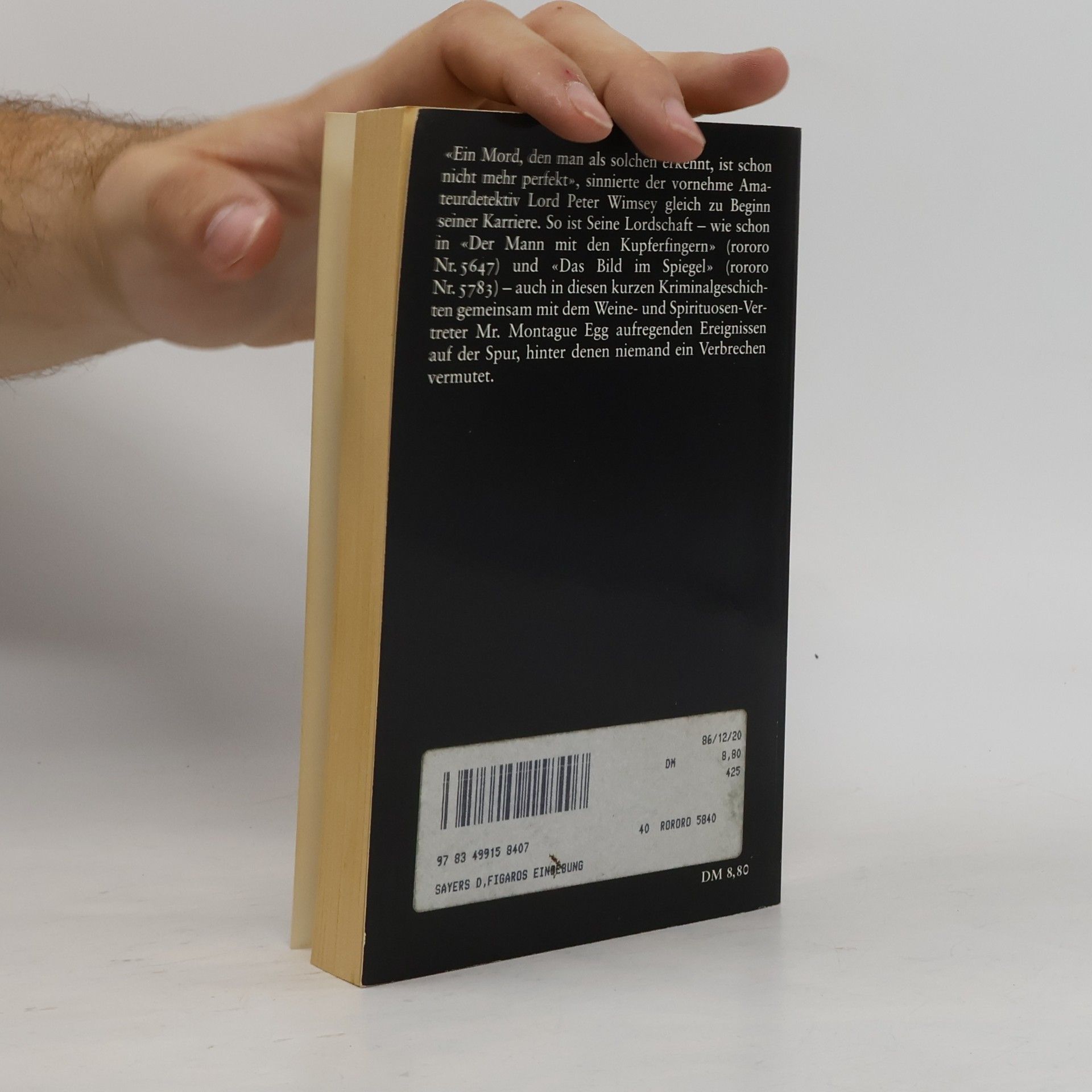 Dorothy L. Sayers Figaros Eingebung und andere vertrackte Geschichten