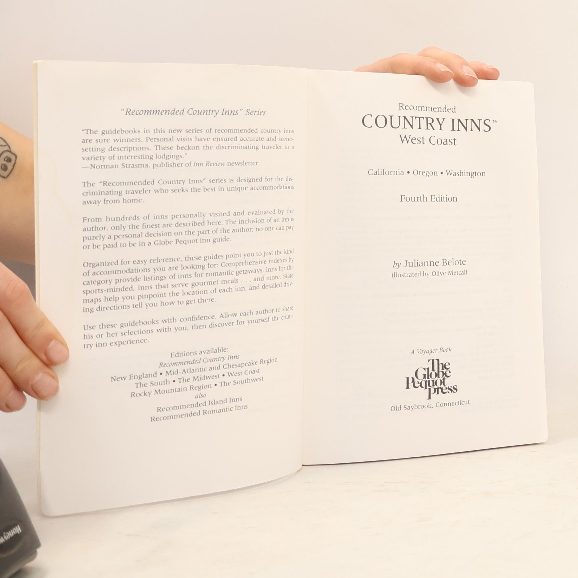 Julianne Belote Recommended Country Inns West Coast