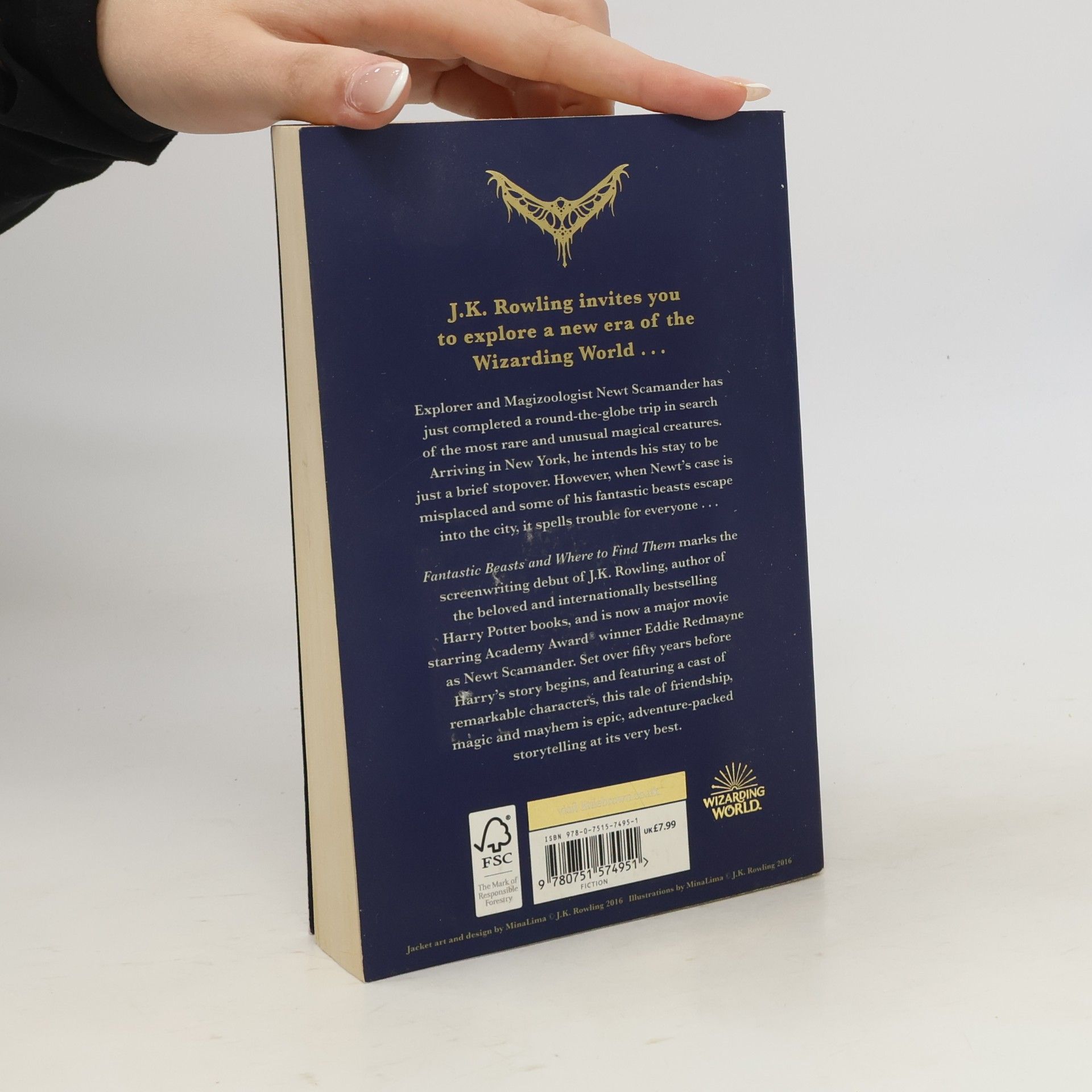 J. K. Rowling Fantastic beasts and where to find them : the original screenplay