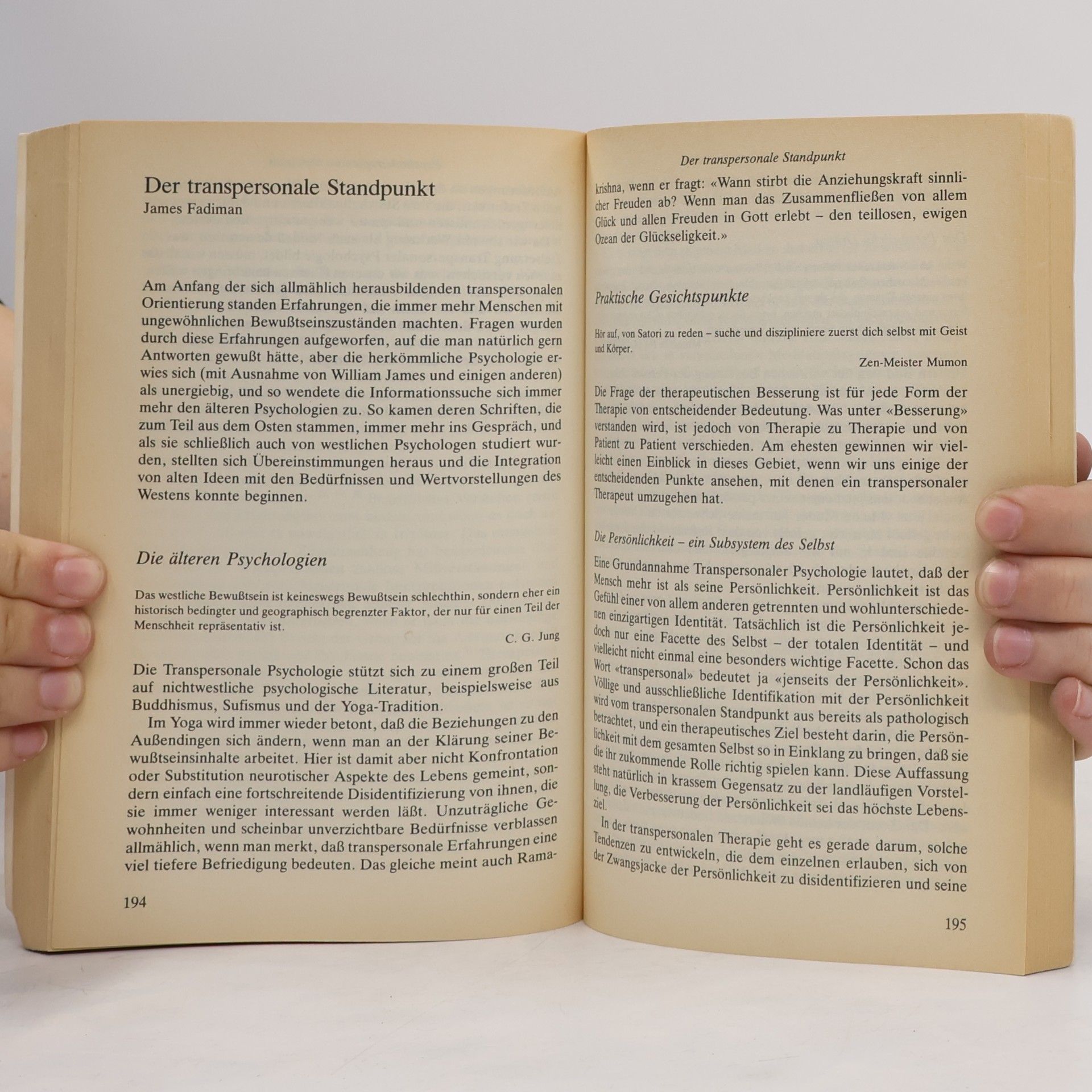Roger N. Walsh Psychologie in der Wende