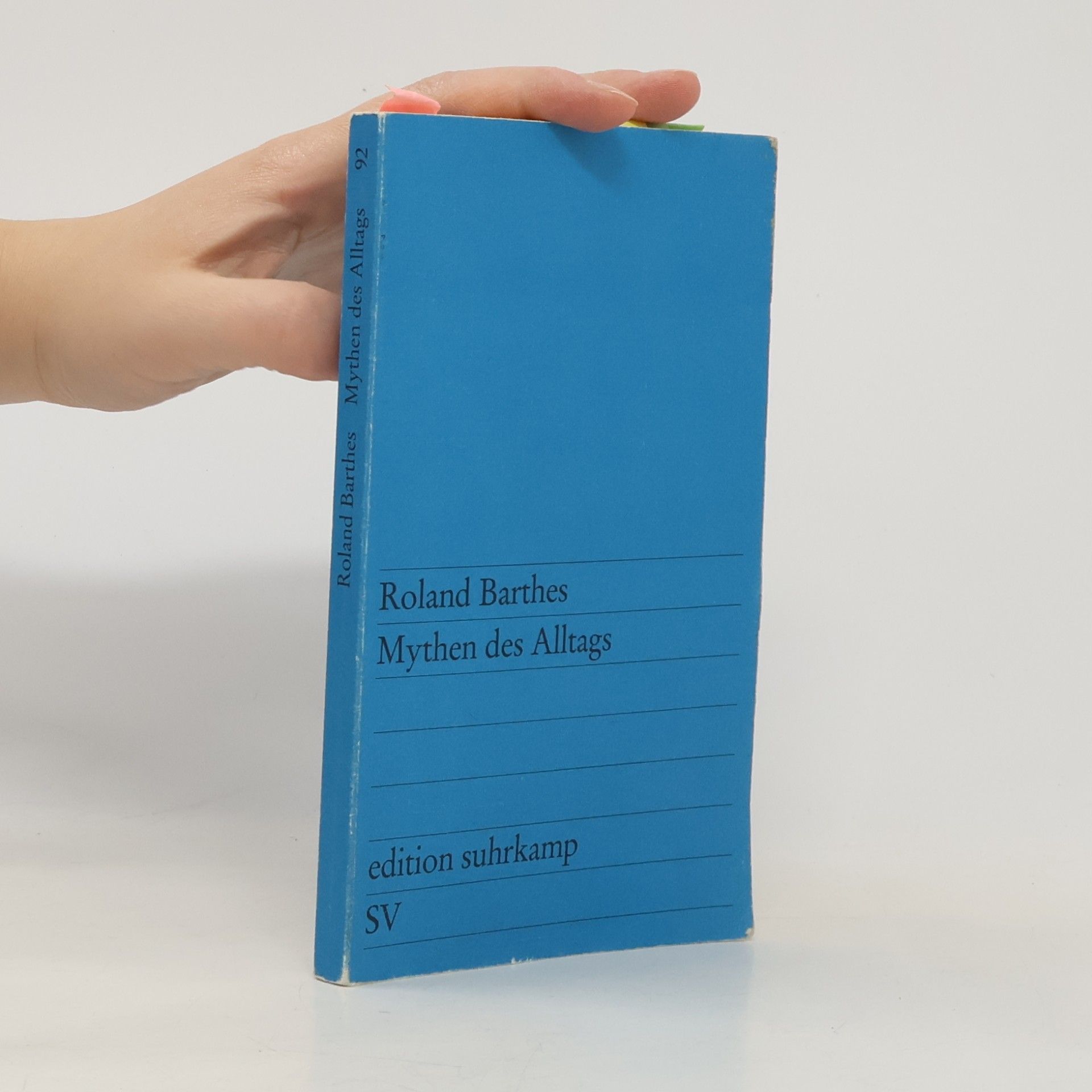 Roland Barthes Mythen des Alltags