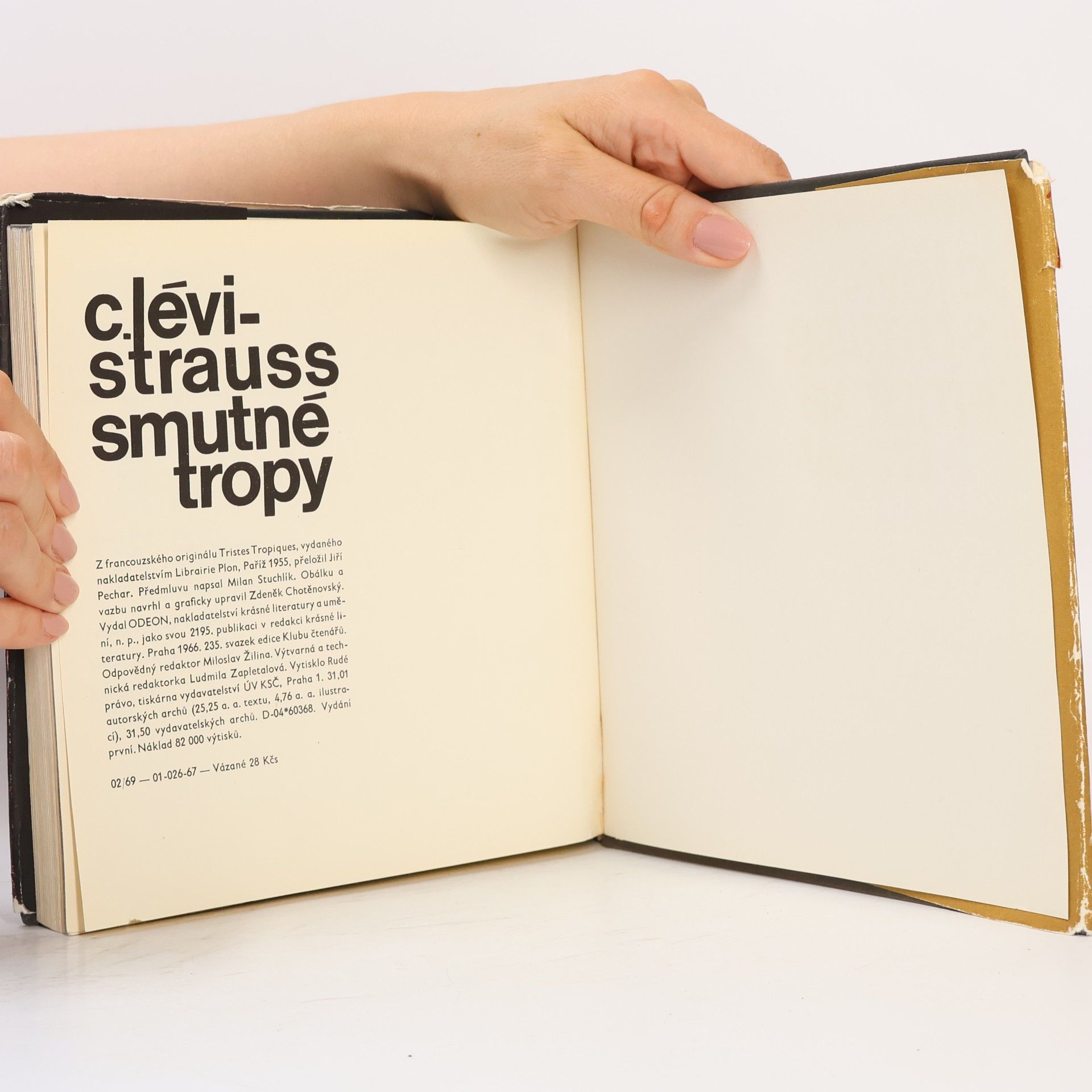 C. Lévi-Strauss Smutné tropy