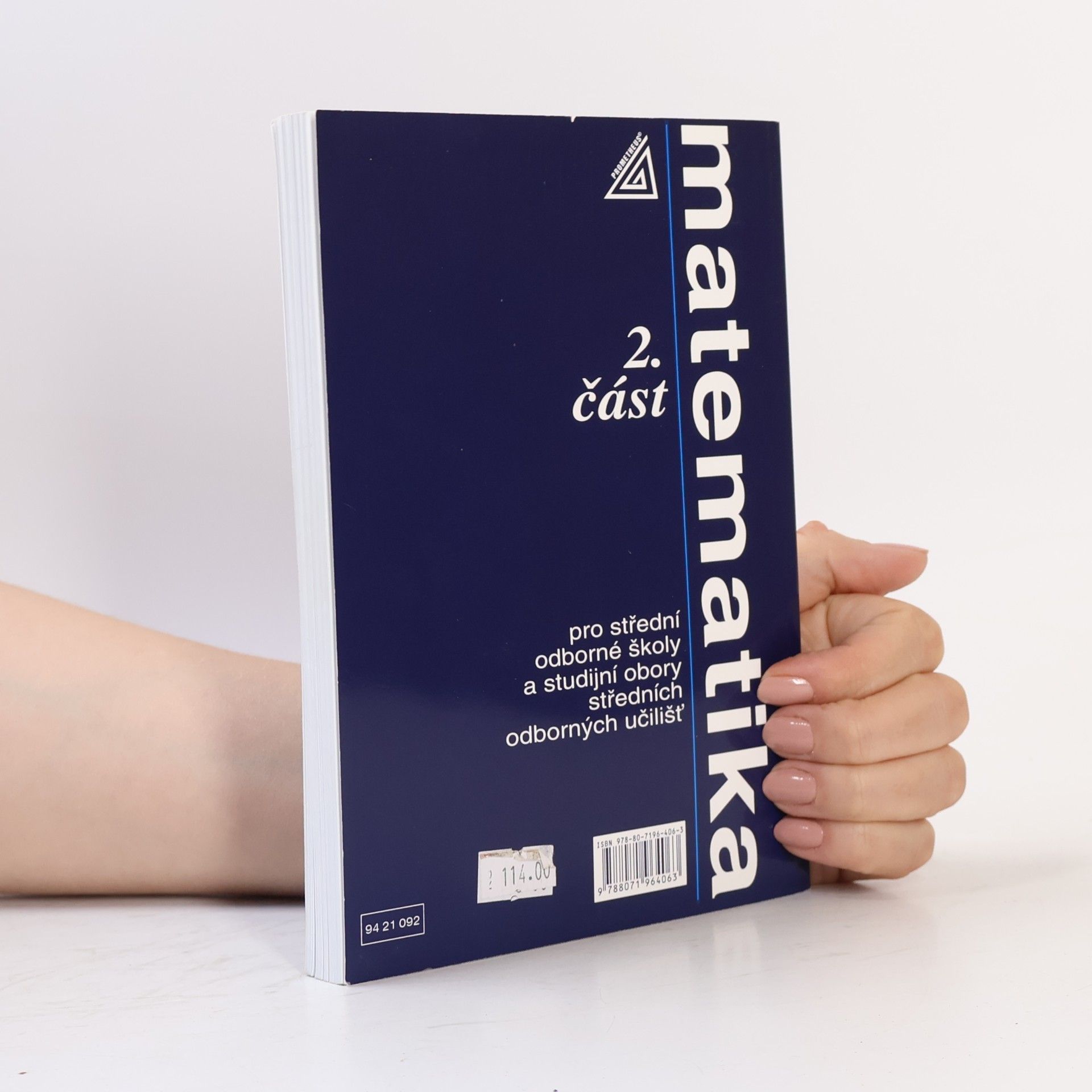 Jana Řepová Matematika pro střední odborné školy a studijní obory středních odborných učilišť. 2. část
