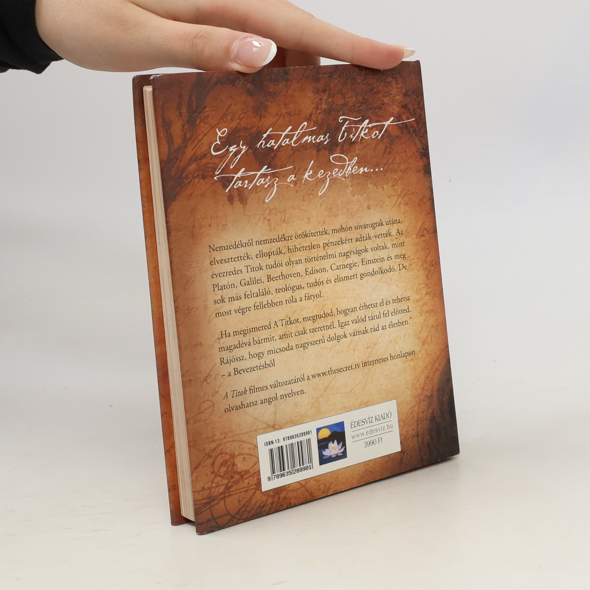 Rhonda Byrne Secret. A Titok