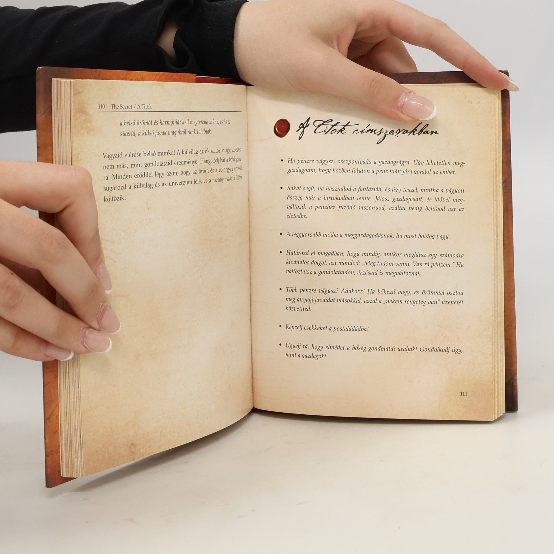 Rhonda Byrne Secret. A Titok