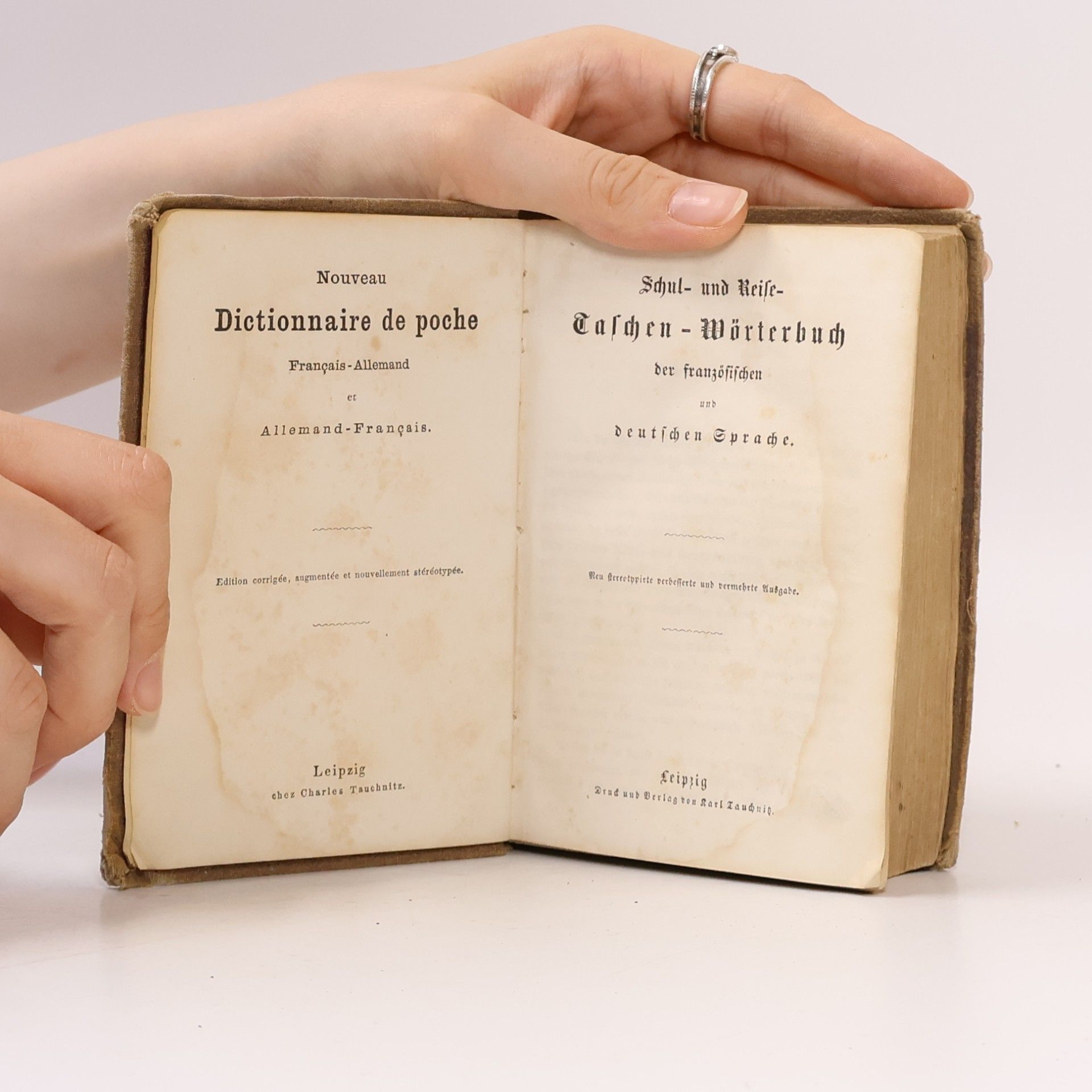 Autorenkollektiv Schul- und Reise-Taschen-Wörterbuch der französischen und deutschen Sprache