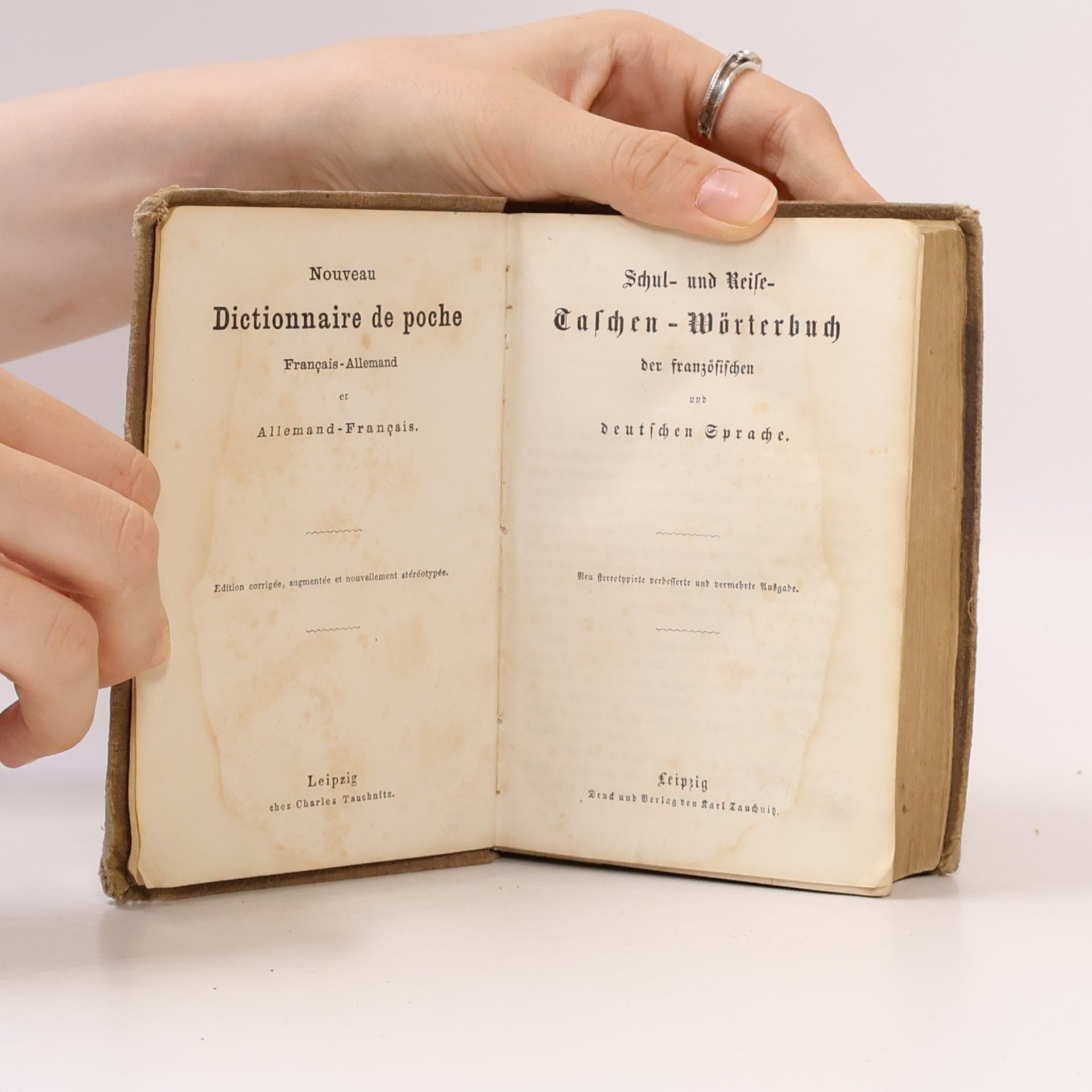 Autorenkollektiv Schul- und Reise-Taschen-Wörterbuch der französischen und deutschen Sprache