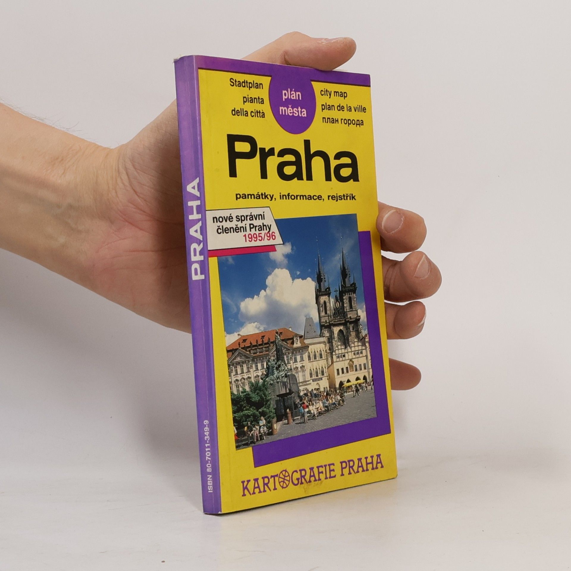 Autorenkollektiv Praha: Plán města. Památky, informace, rejstřík