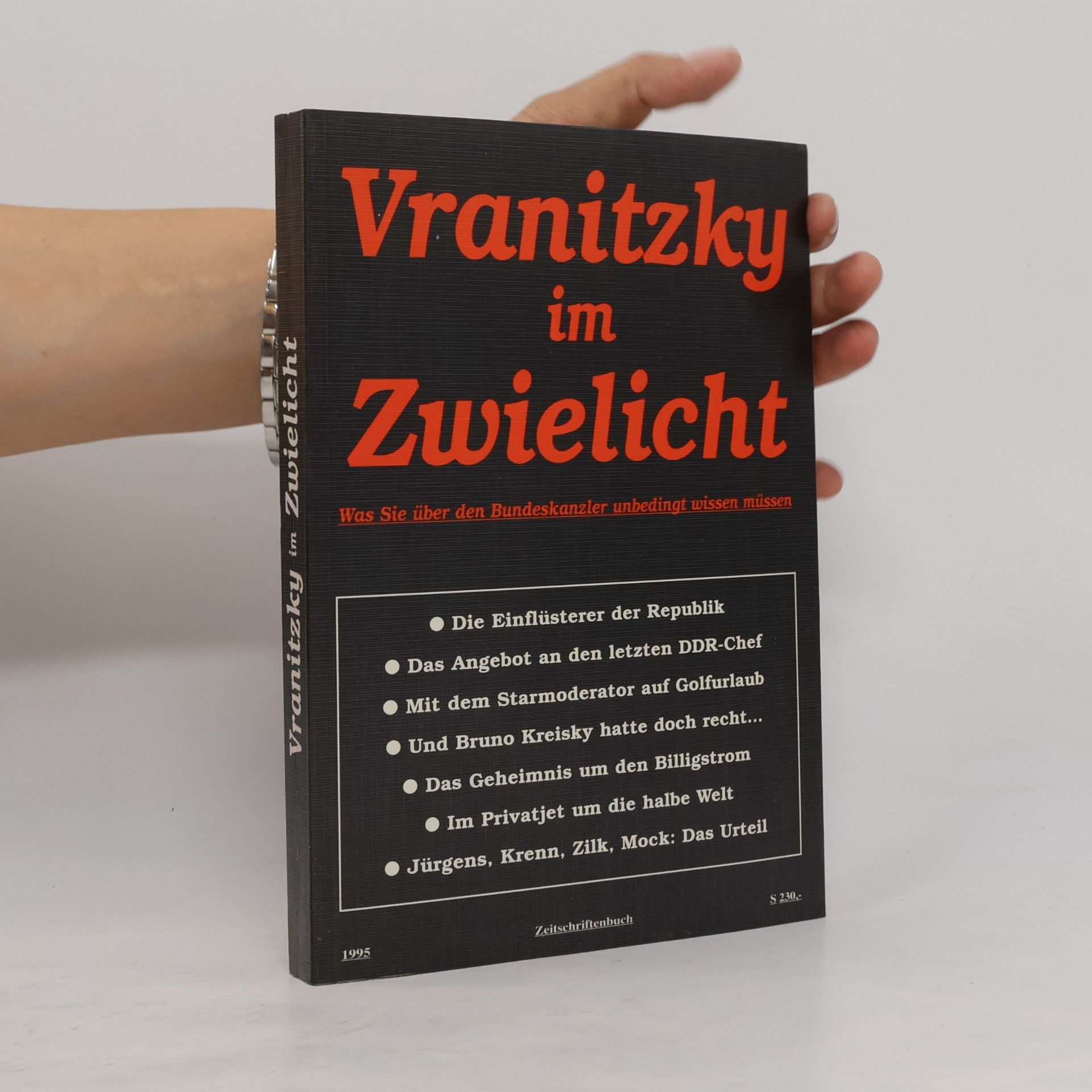 Collectif d'auteurs Vranitzky im Zwielicht