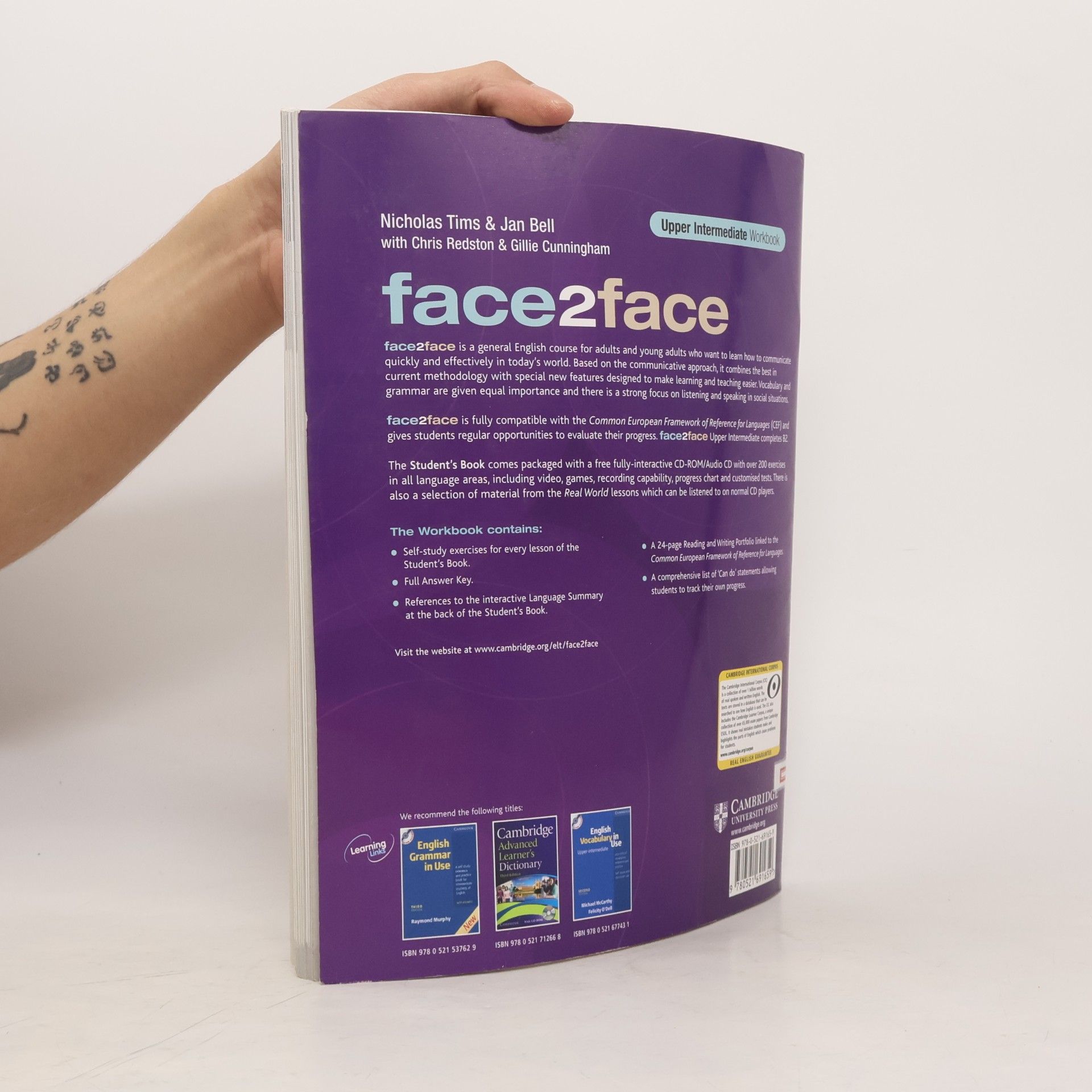 Collectif d'auteurs Face2face : Upper Intermediate Workbook