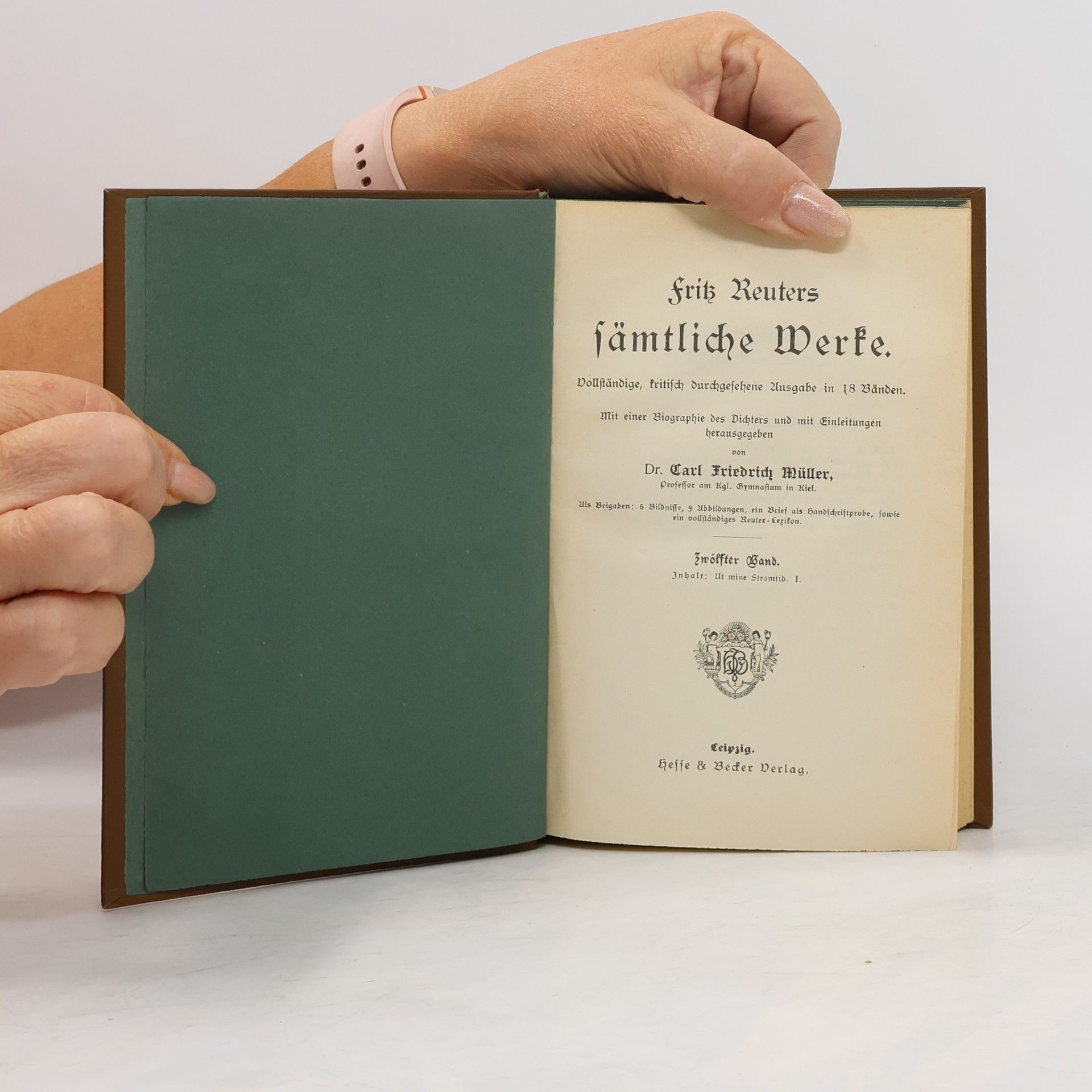 Carl Friedrich Müller Fritz Reuters sämtliche Werke. Band 12