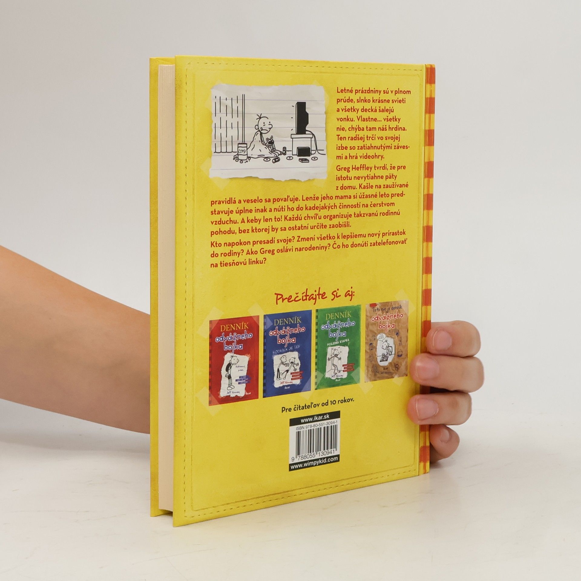 Jeff Kinney Denník odvážneho bojka 4: Prázdniny pod psa